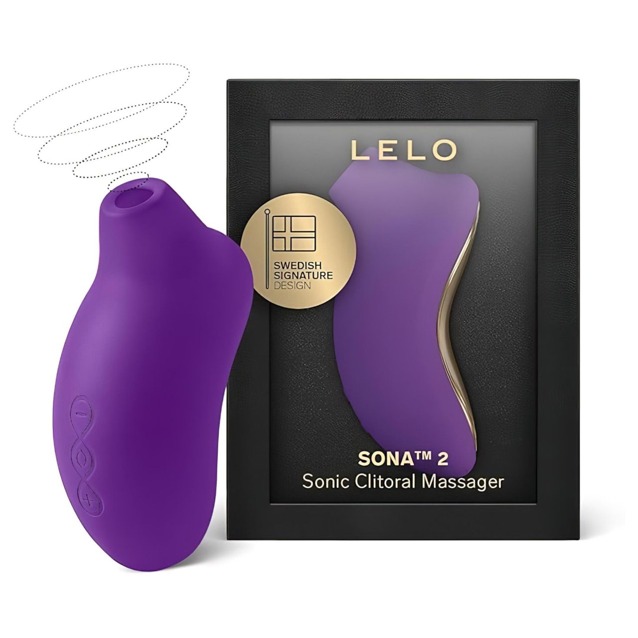 LELO Sona 2 - hanghullámos csiklóizgató (lila) LELO Sona 2 - hanghullámos csiklóizgató (lila)