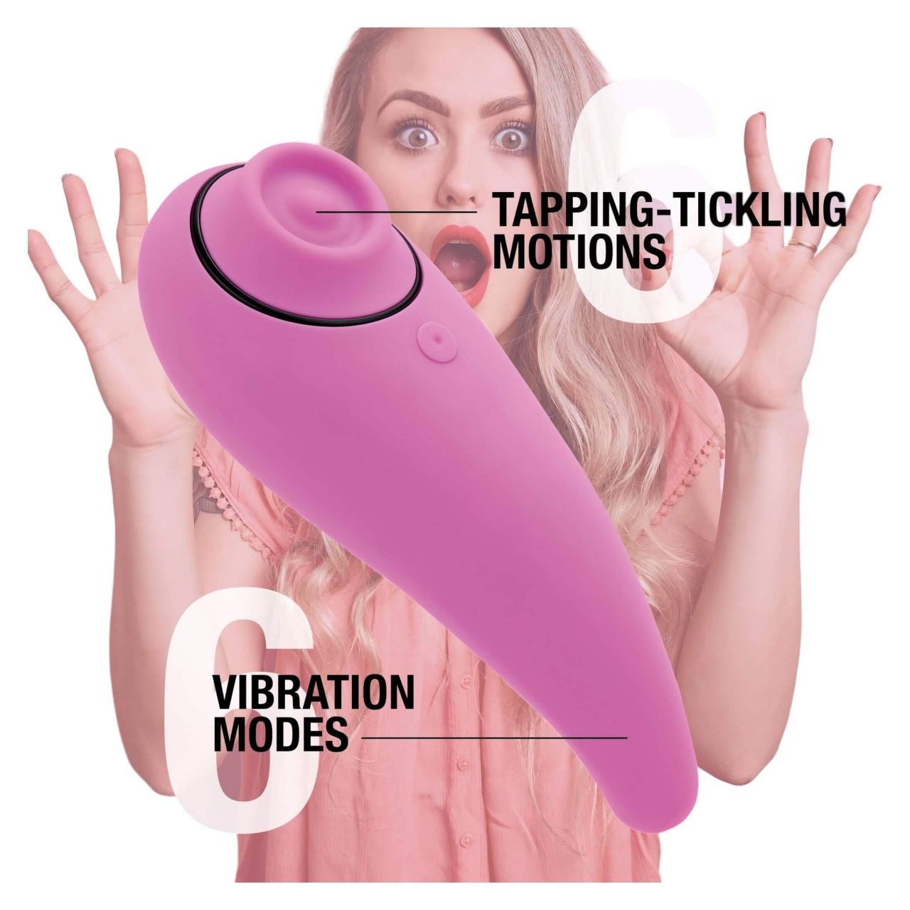 FEELZTOYS Femmegasm - akkus 2in1 csikló vibrátor (pink) FEELZTOYS Femmegasm - akkus 2in1 csikló vibrátor (pink)