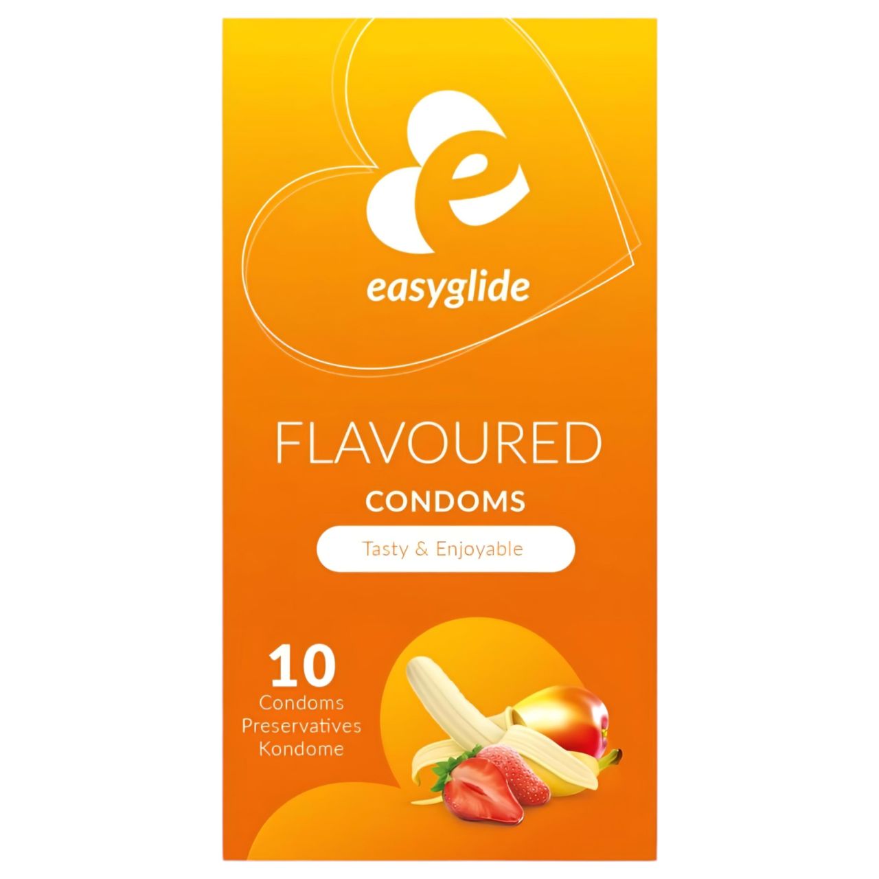 EasyGlide Flavoured - gyümölcs ízű óvszer (10db) EasyGlide Flavoured - gyümölcs ízű óvszer (10db)