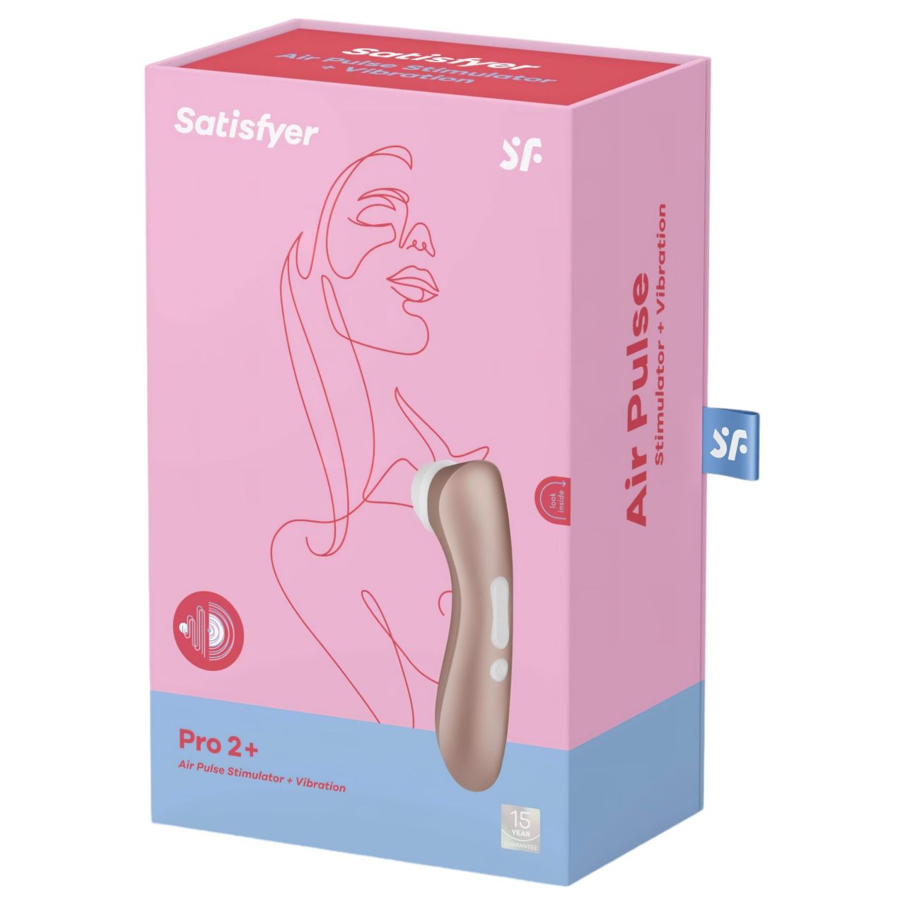 Satisfyer Pro 2+ - akkus csiklóizgató vibrátor (barna) Satisfyer Pro 2+ - akkus csiklóizgató vibrátor (barna)