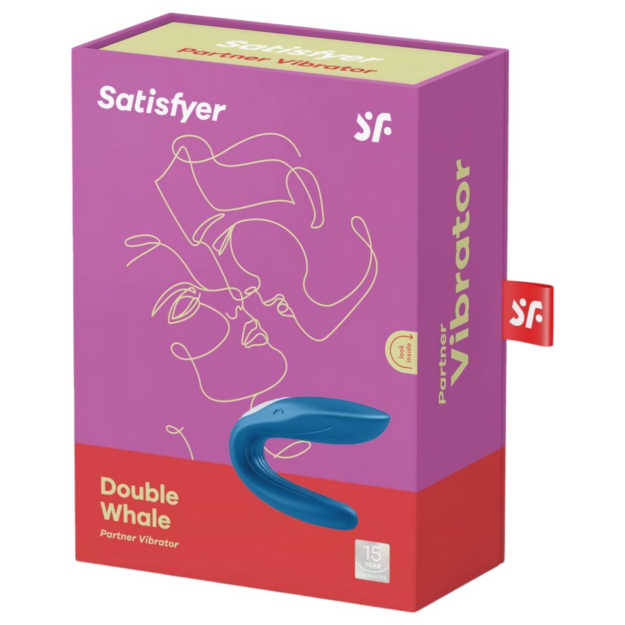 Satisfyer Double Whale - 2 motoros párvibrátor (kék) Satisfyer Double Whale - 2 motoros párvibrátor (kék)