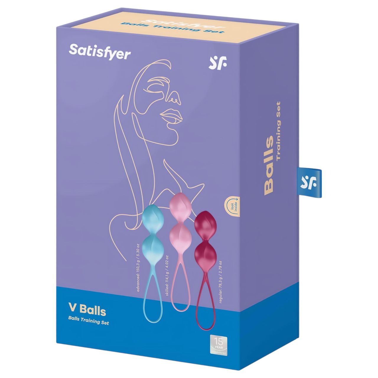 Satisfyer V Balls - gésagolyó duó szett (3 részes) Satisfyer V Balls - gésagolyó duó szett (3 részes)