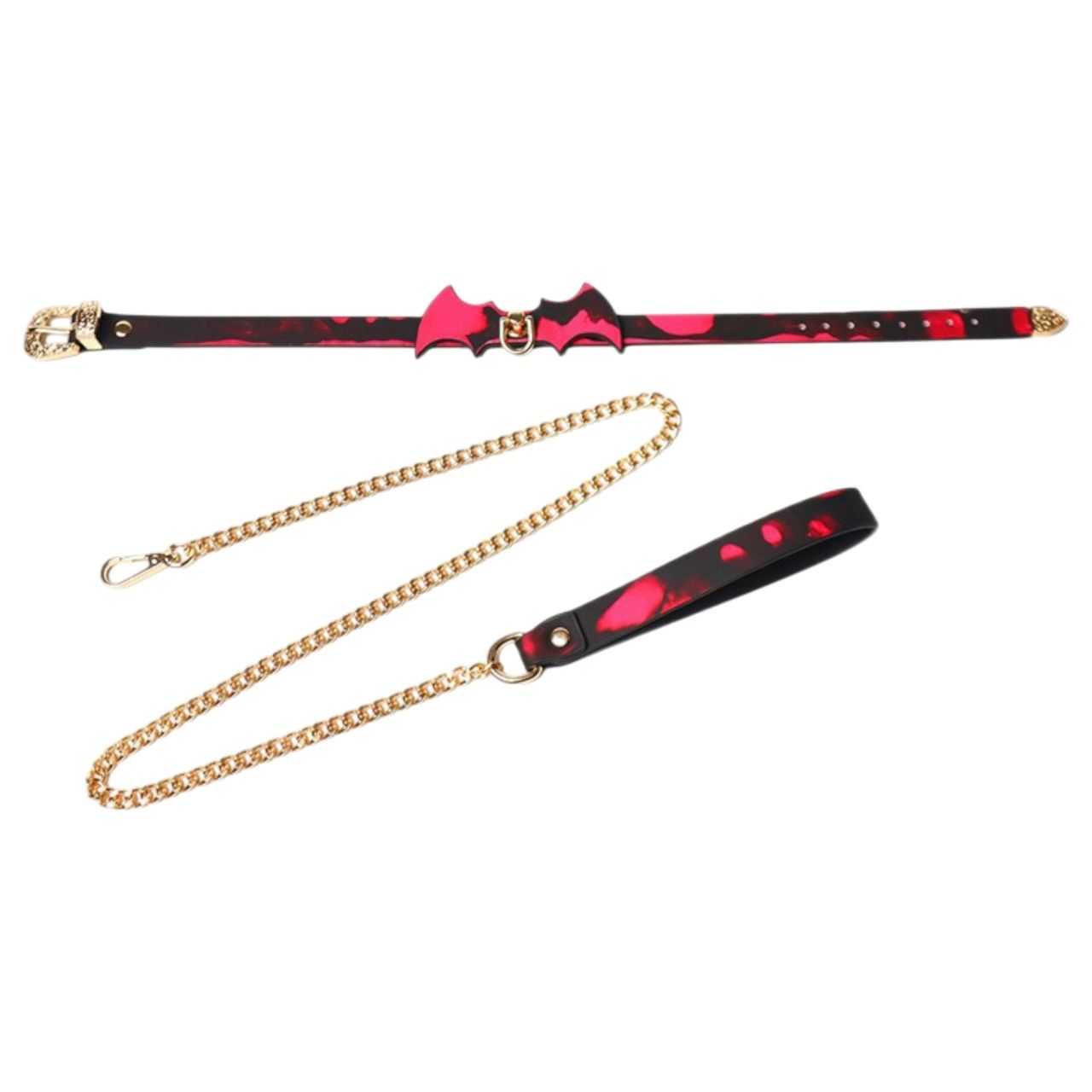 Hőre színt váltó nyakörv pórázzal (fekete) Hőre színt váltó nyakörv pórázzal (fekete)