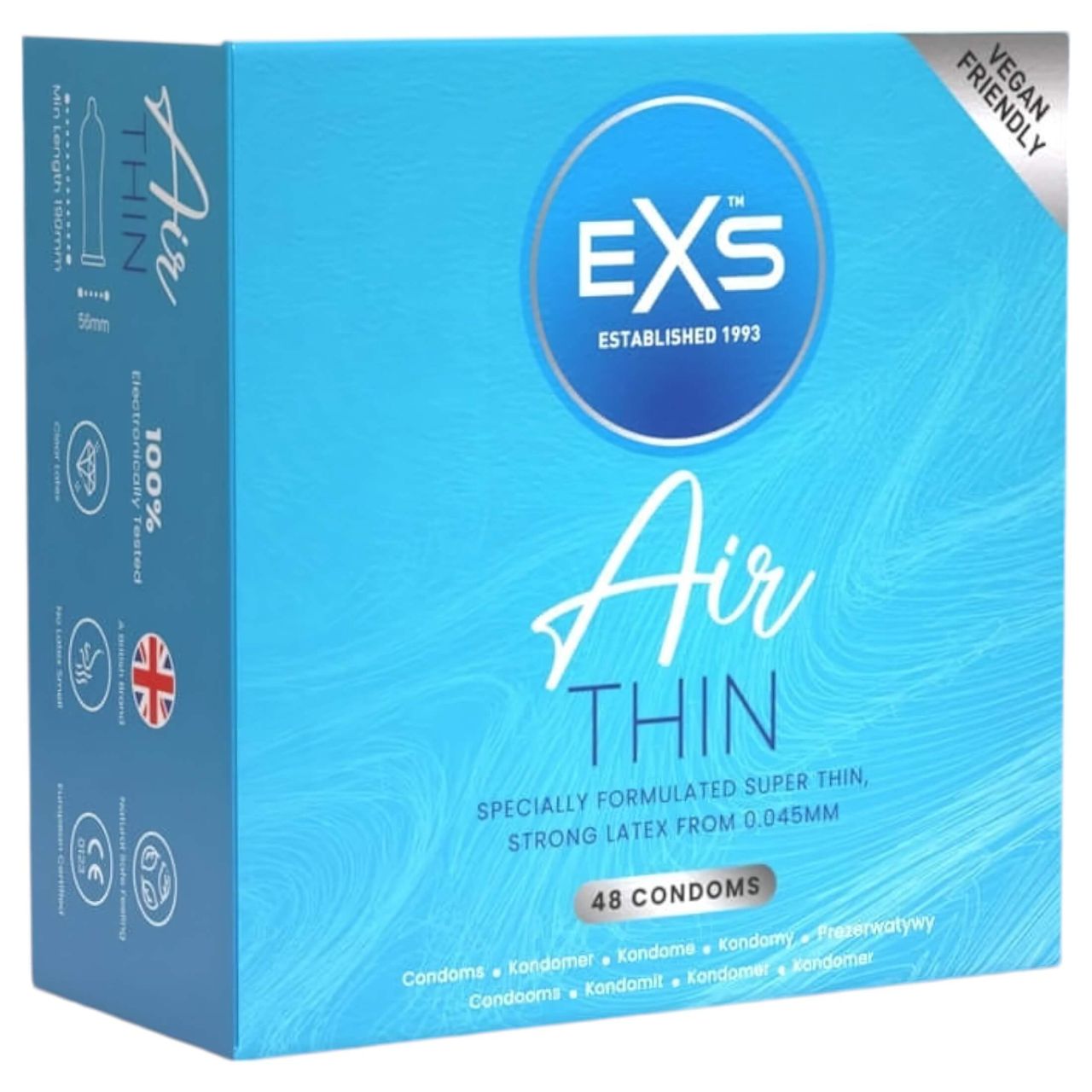 EXS Air Thin - latex óvszer (48db) EXS Air Thin - latex óvszer (48db)