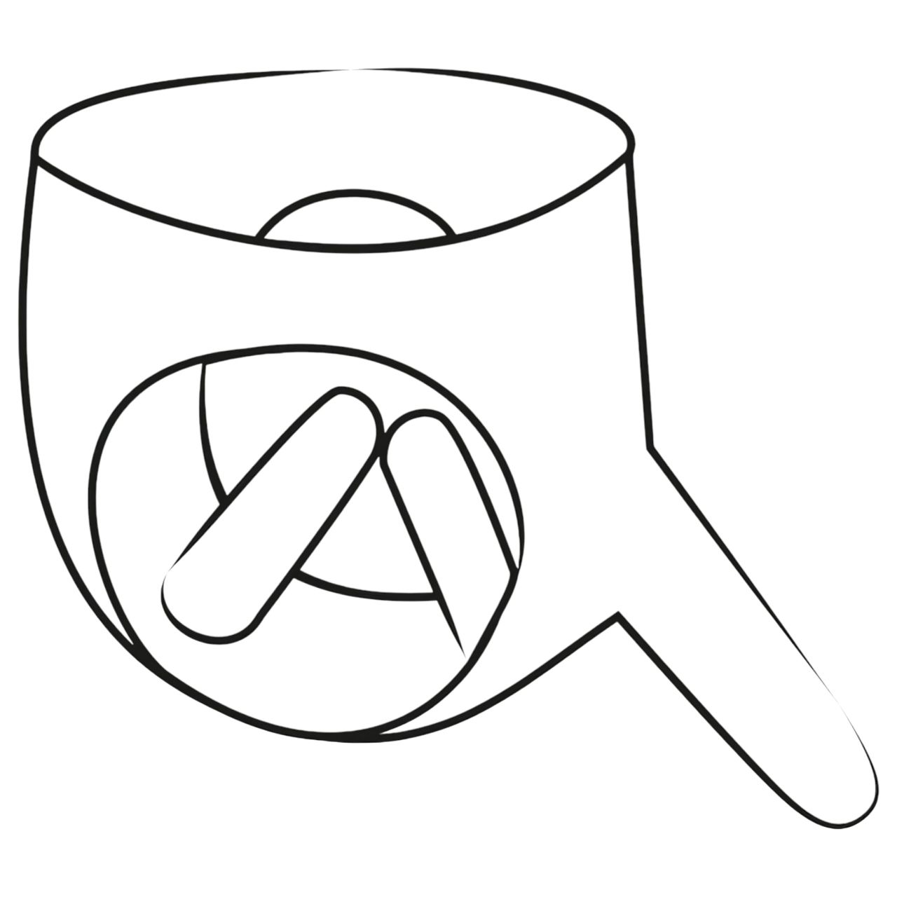 LATEX - alsó külső + 2 belső dildóval - fekete (S-L) LATEX - alsó külső + 2 belső dildóval - fekete (S-L)