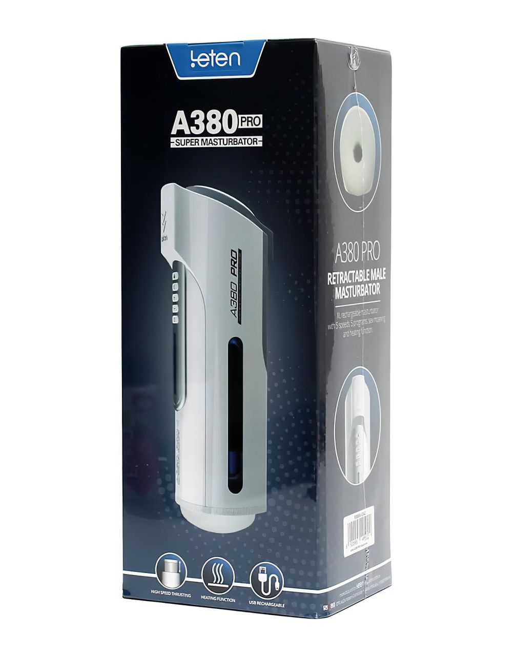 LETEN A380 PRO - akkus, melegítő, fel-le mozgó maszturbátor LETEN A380 PRO - akkus, melegítő, fel-le mozgó maszturbátor