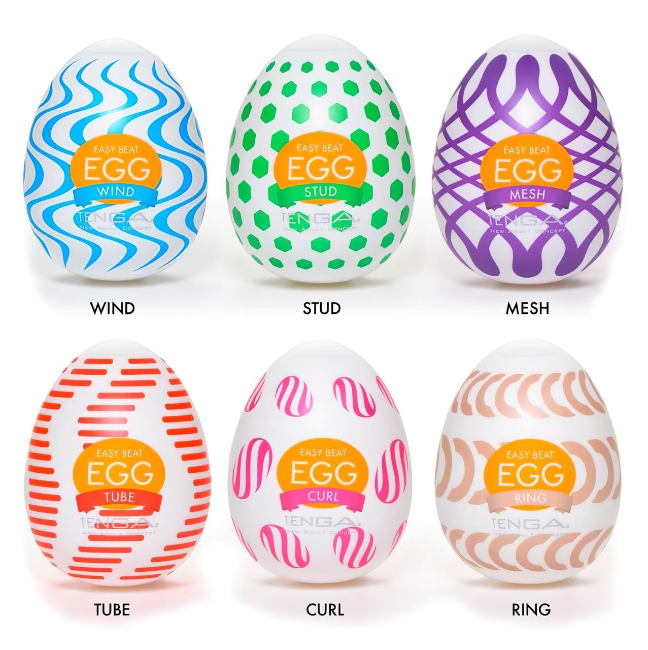 TENGA Egg Wonder - tojás maszturbátor készlet (6db) TENGA Egg Wonder - tojás maszturbátor készlet (6db)