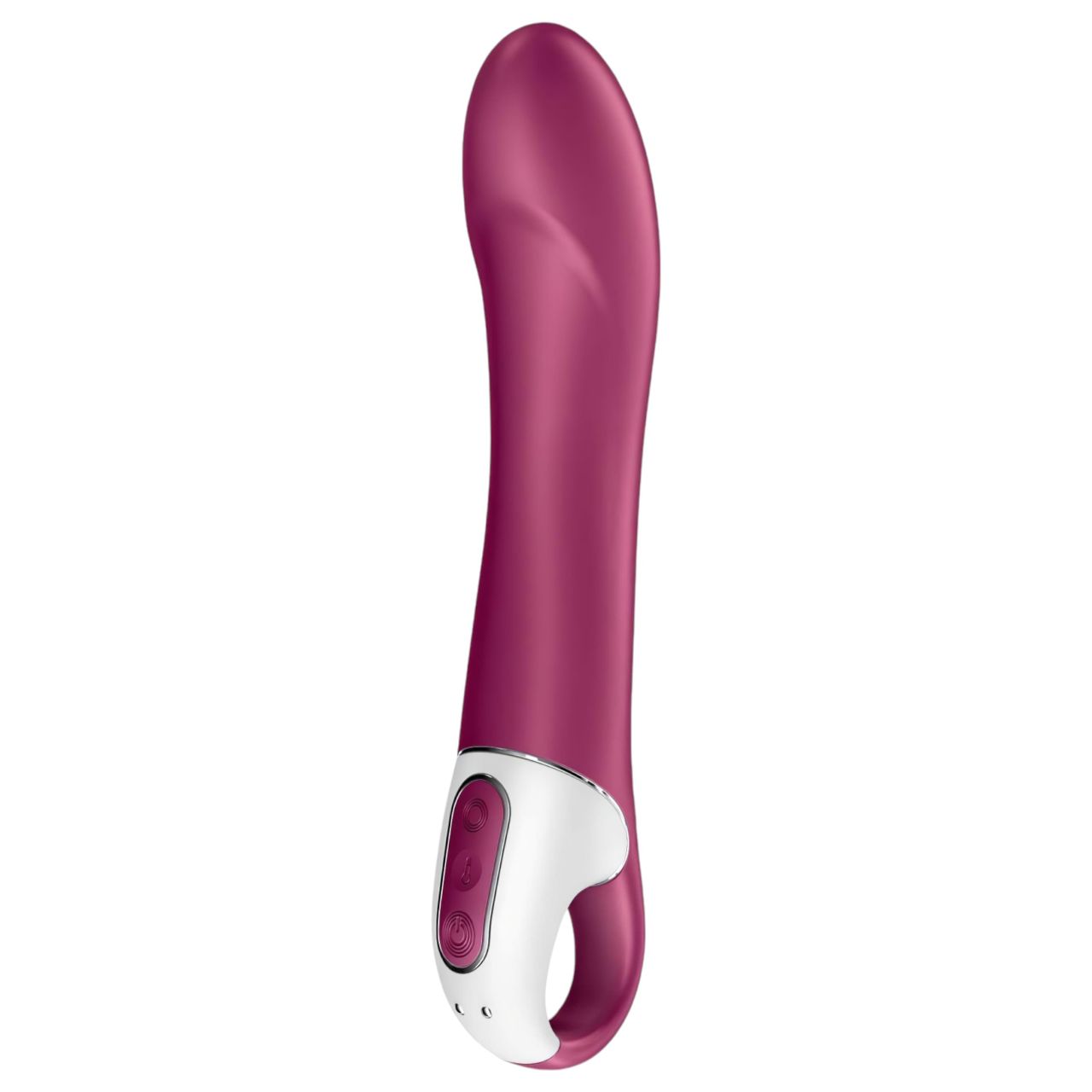 Satisfyer Big Heat - akkus, melegítő G-pont vibrátor (piros) Satisfyer Big Heat - akkus, melegítő G-pont vibrátor (piros)