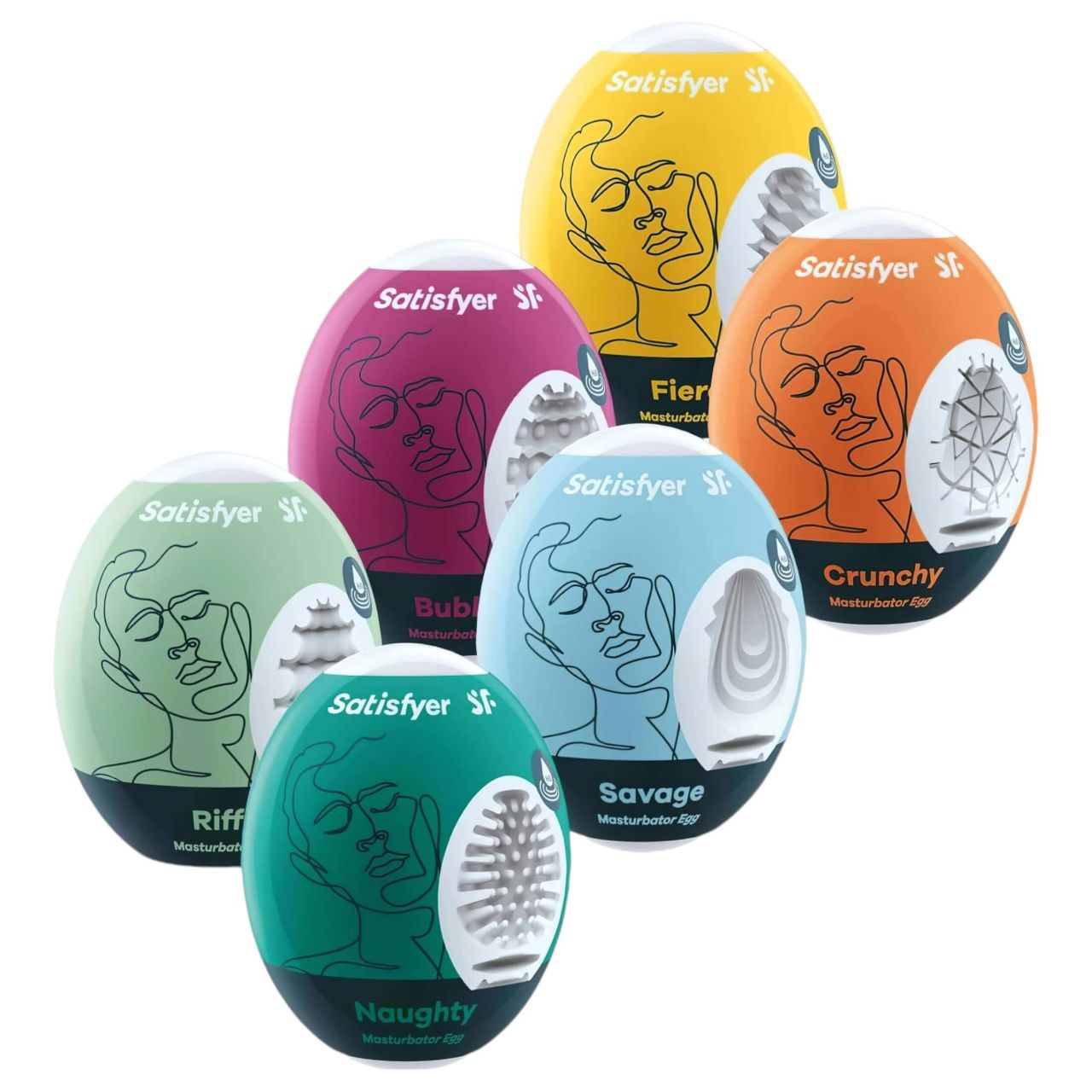 Satisfyer Egg Set - tojás maszturbátor szett (6db) Satisfyer Egg Set - tojás maszturbátor szett (6db)