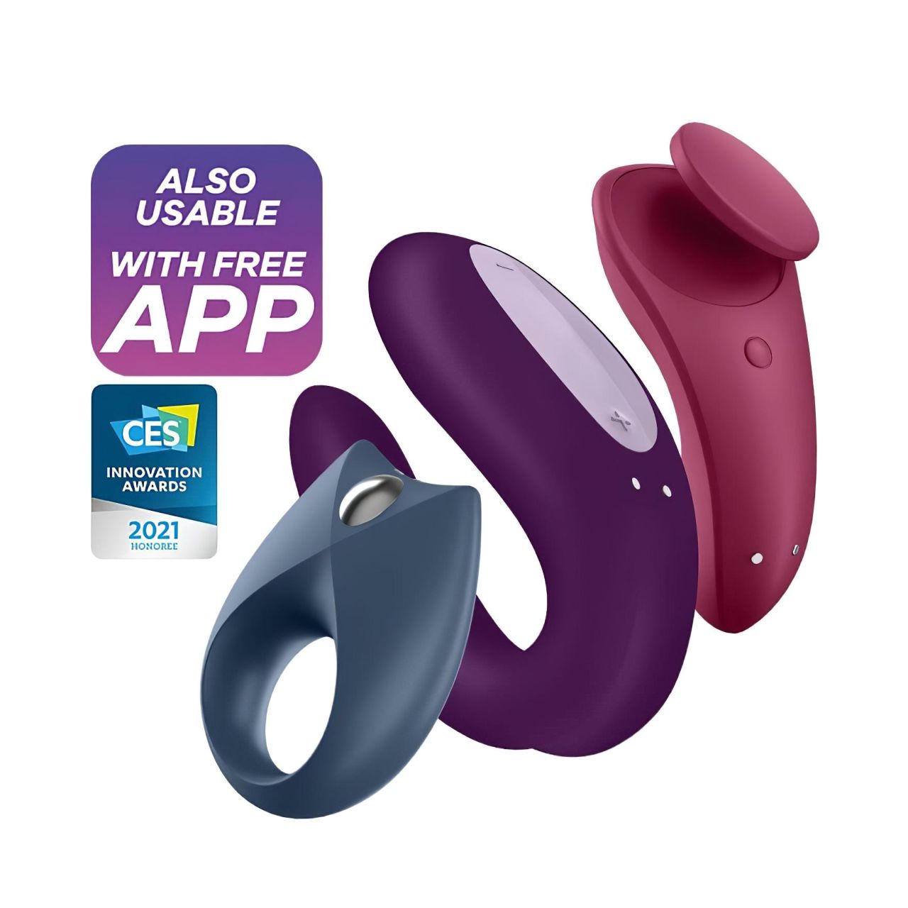 Satisfyer Partner Box 3 - okos párvibrátor szett (3 részes) Satisfyer Partner Box 3 - okos párvibrátor szett (3 részes)