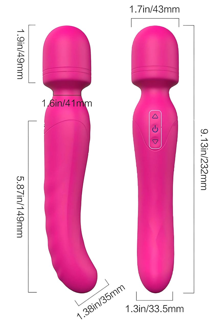 Vibes of Love Wand - akkus, melegítő, masszírozó vibrátor (pink) Vibes of Love Wand - akkus, melegítő, masszírozó vibrátor (pink)