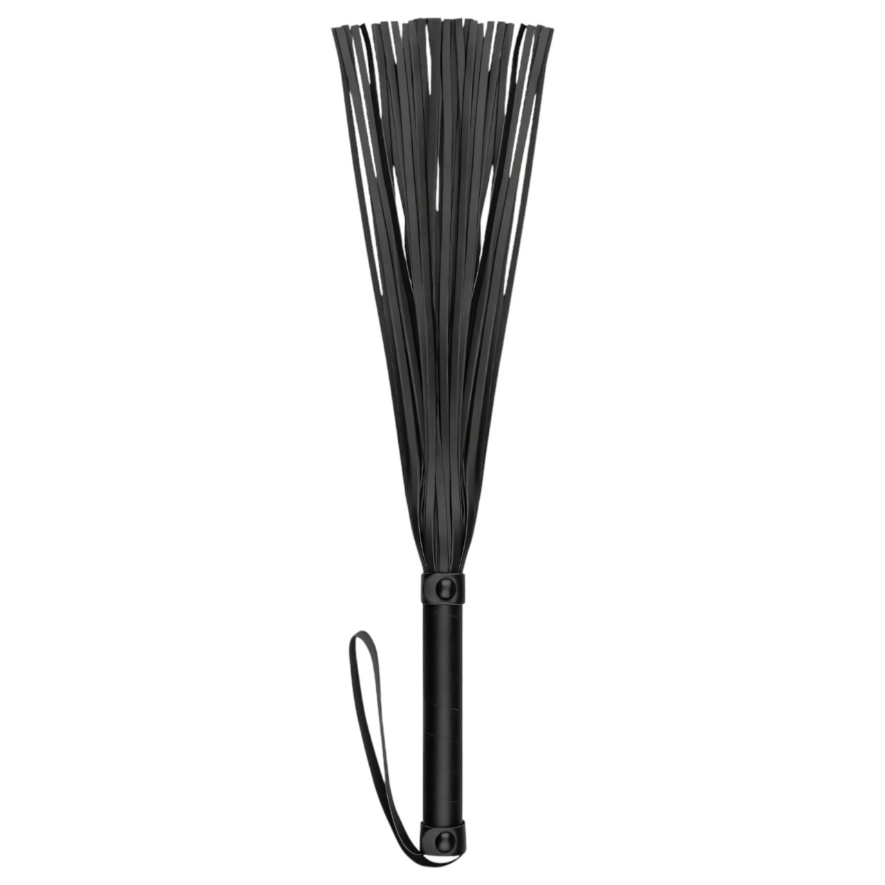 Bedroom Fantasies - bőr hatású korbács (fekete) Bedroom Fantasies - bőr hatású korbács (fekete)