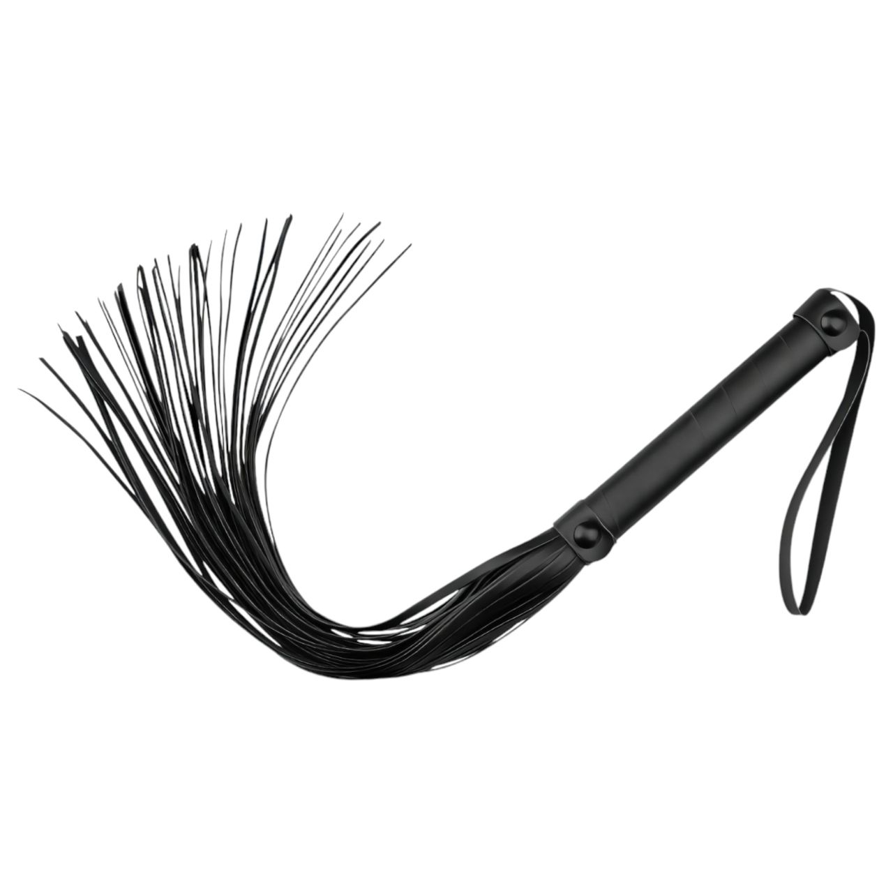 Bedroom Fantasies - bőr hatású korbács (fekete) Bedroom Fantasies - bőr hatású korbács (fekete)