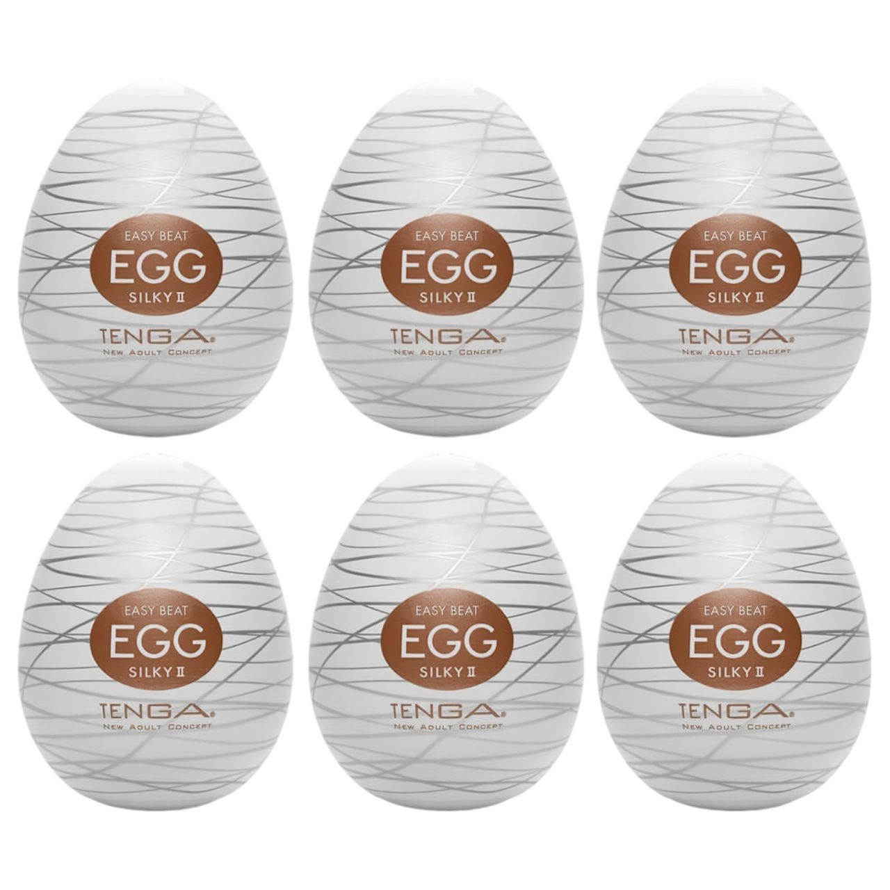 TENGA Egg Silky II - tojás maszturbátor (6db) TENGA Egg Silky II - tojás maszturbátor (6db)