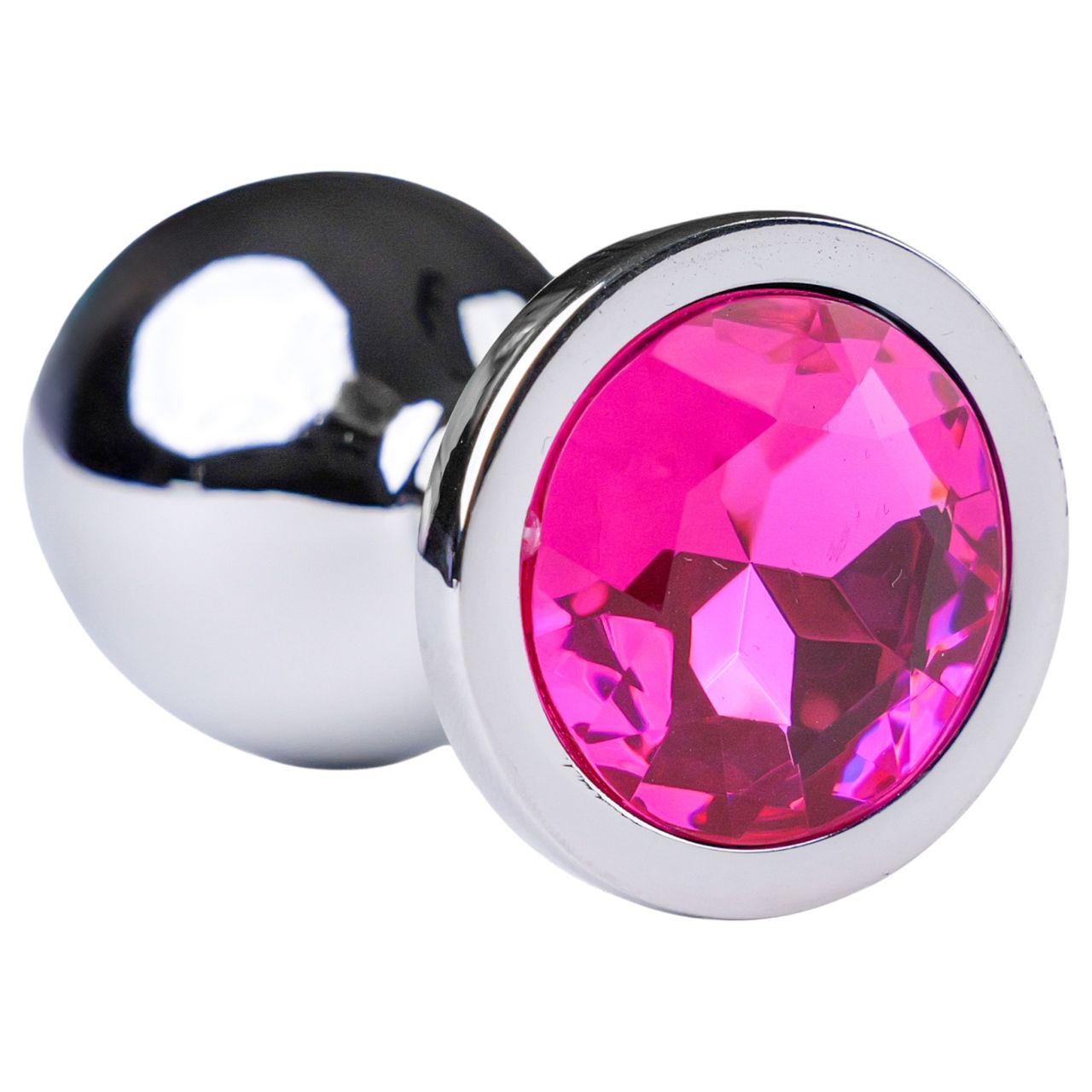Desirel Pink Jewel M - anál plug (ezüst-pink) Desirel Pink Jewel M - anál plug (ezüst-pink)