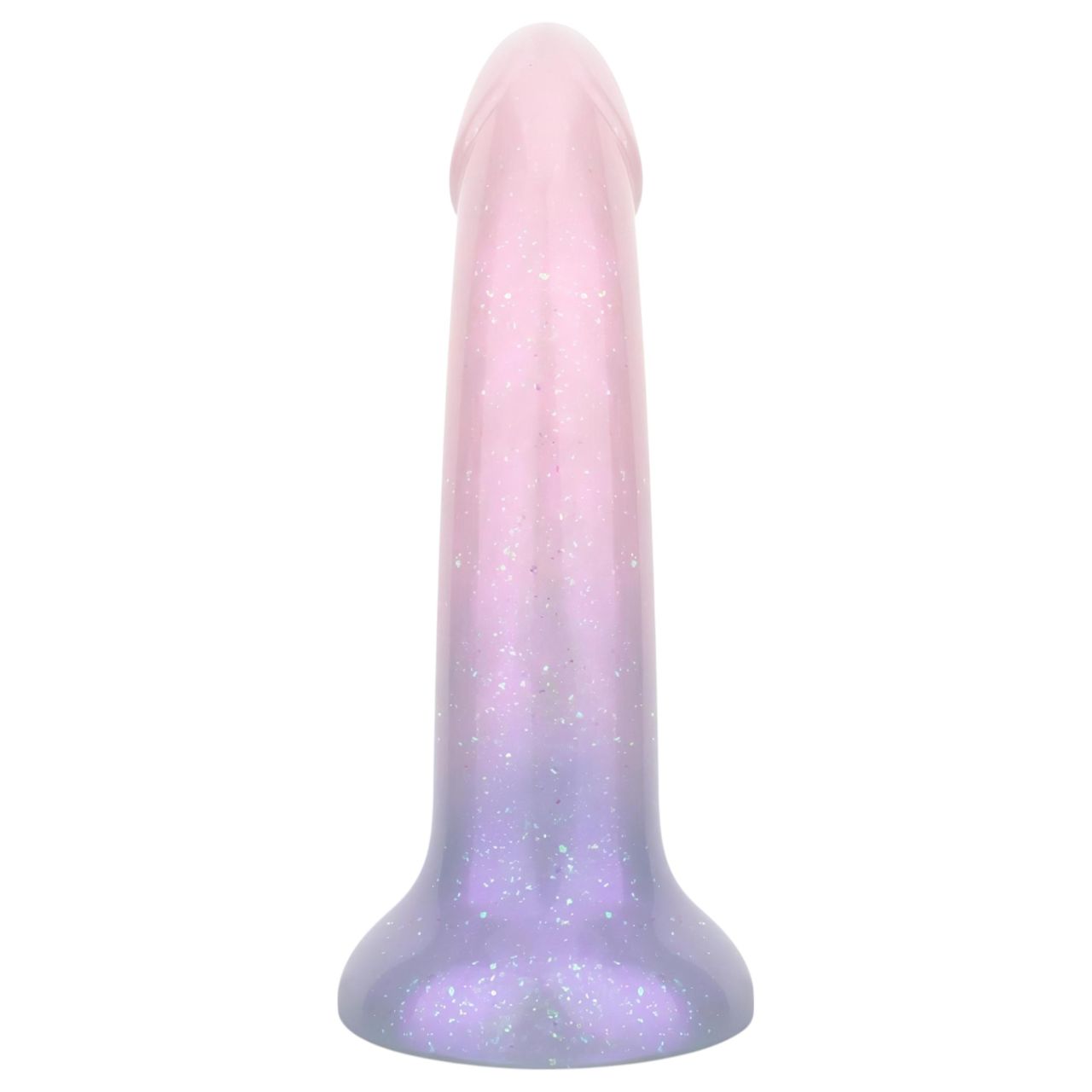EasyToys Mermaid - csillámos dildó - 19cm (pink) EasyToys Mermaid - csillámos dildó - 19cm (pink)