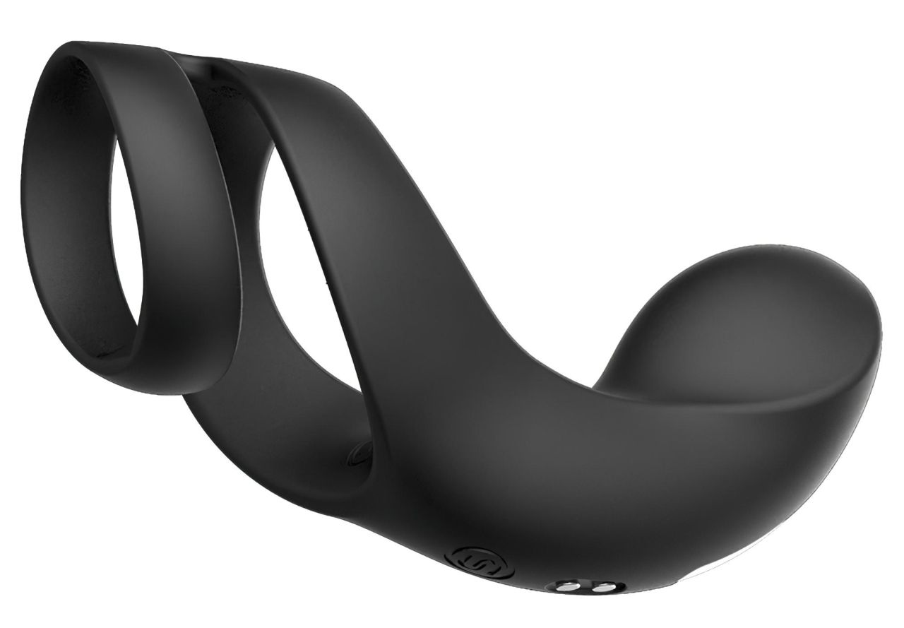 Svakom Benedict - gát stimuláló, vibrációs péniszgyűrű (fekete)