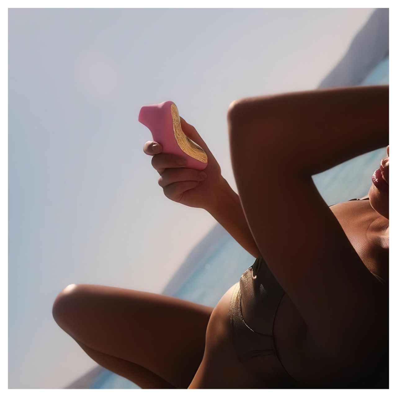 LELO Sona Cruise - hanghullámos csiklóizgató (pink)