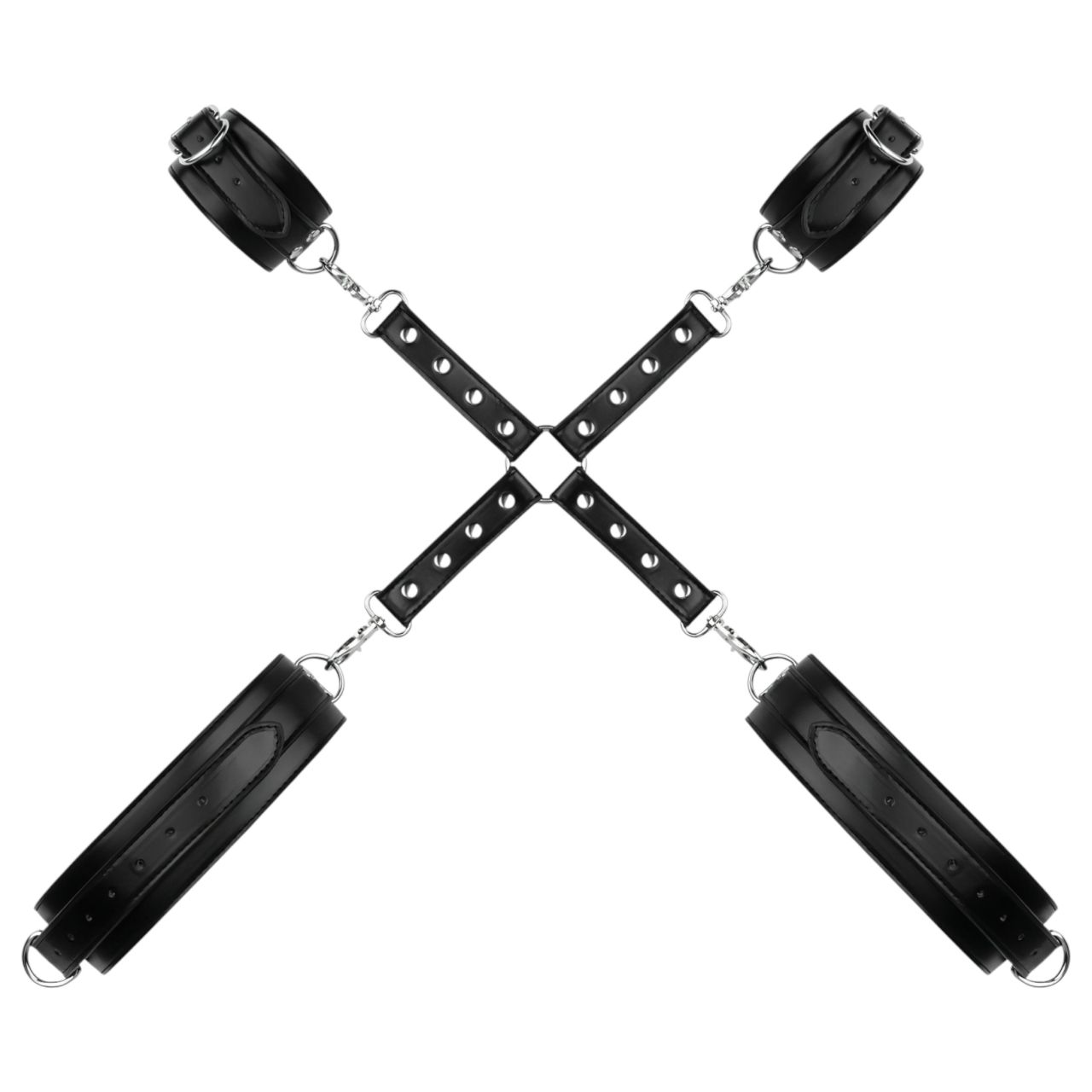 Bedroom Fantasies - csukló- és comb bilincs (fekete) Bedroom Fantasies - csukló- és comb bilincs (fekete)