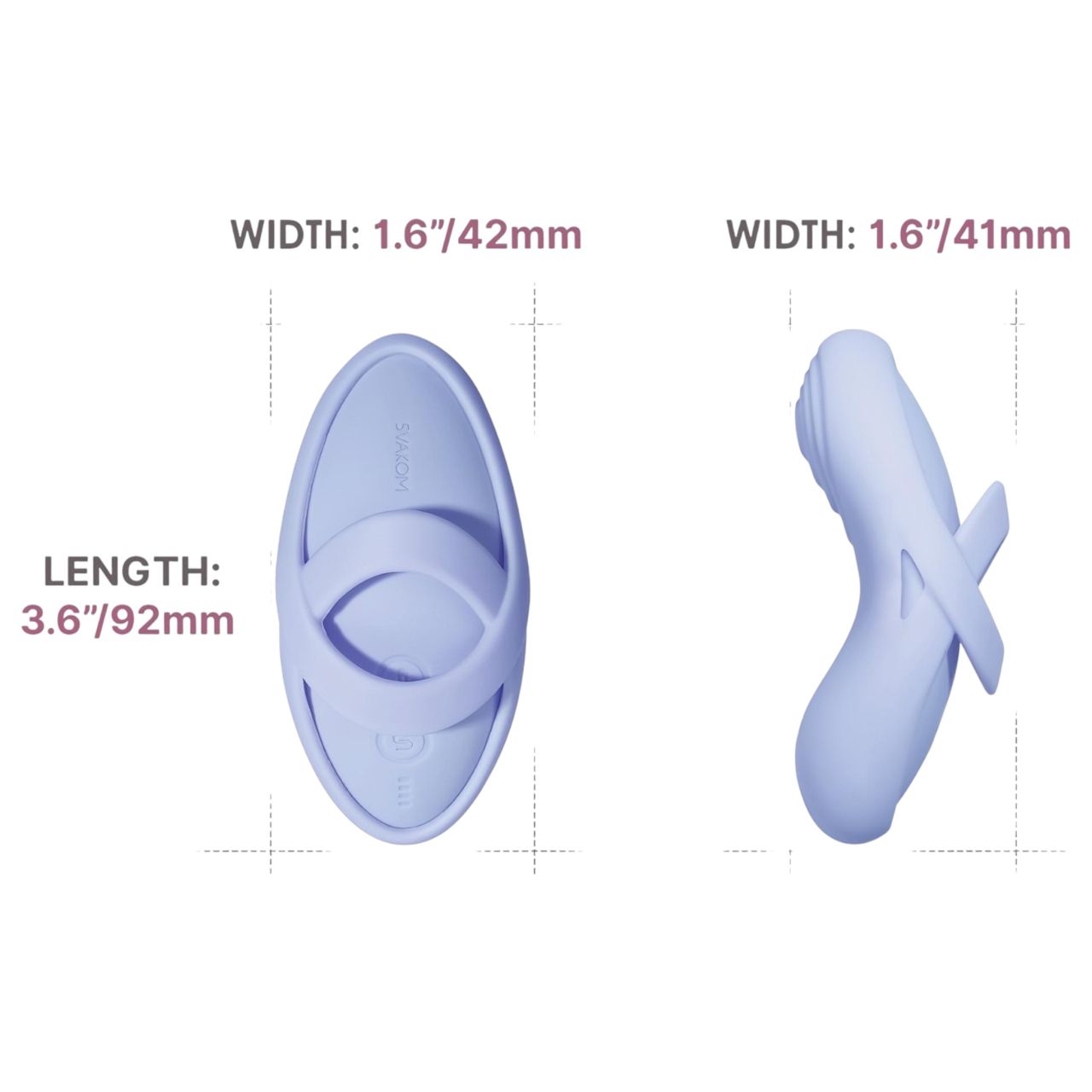 Svakom Echo 2 - okos ujjvibrátor (kék) Svakom Echo 2 - okos ujjvibrátor (kék)