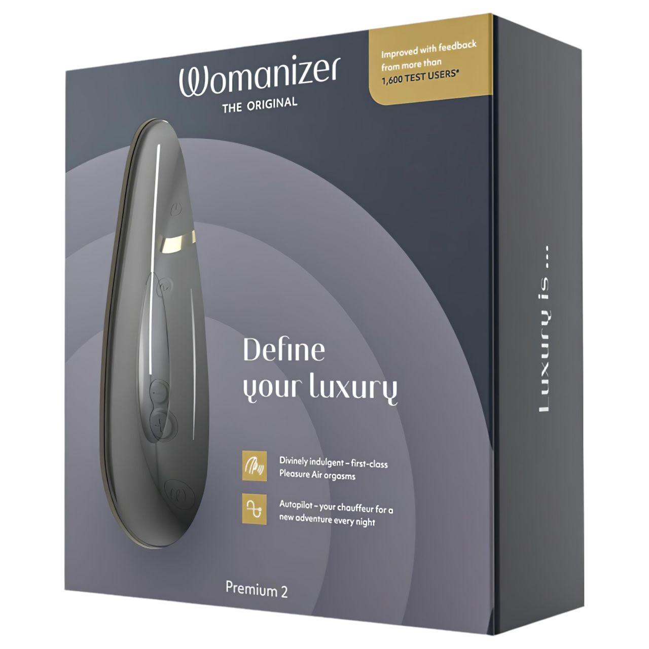 Womanizer Premium 2 - léghullámos csiklóizgató (fekete) Womanizer Premium 2 - léghullámos csiklóizgató (fekete)