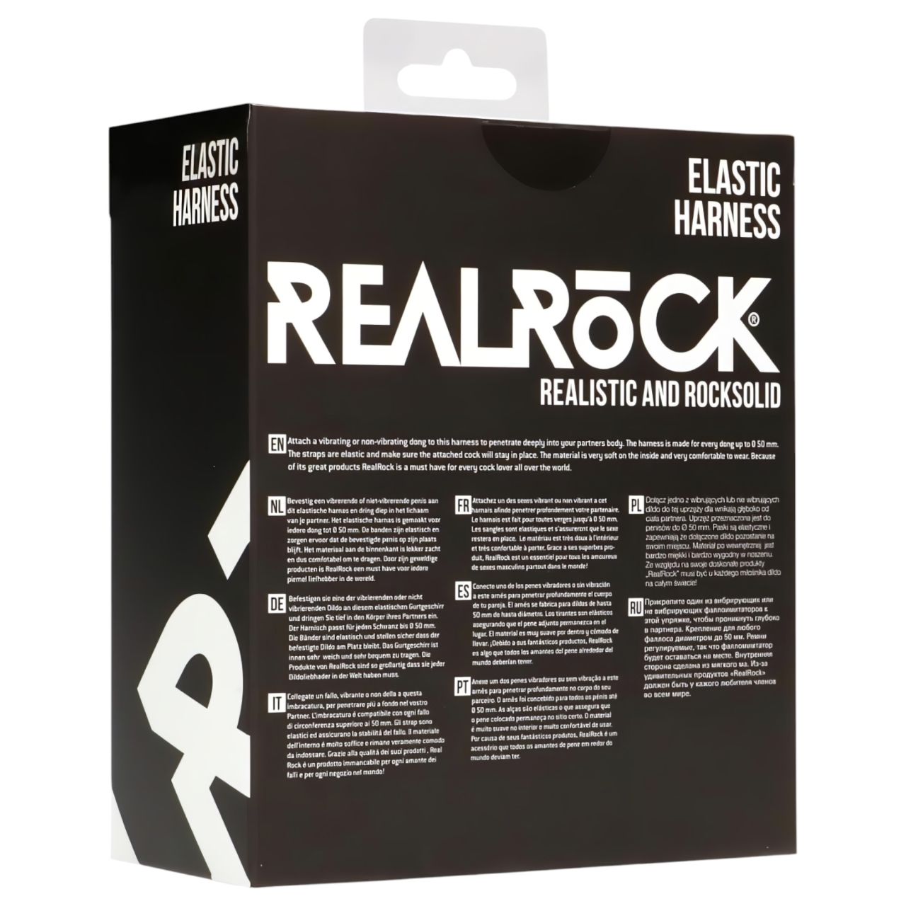 RealRock Elastic - alsó, felcsatolható termékhez (fekete)