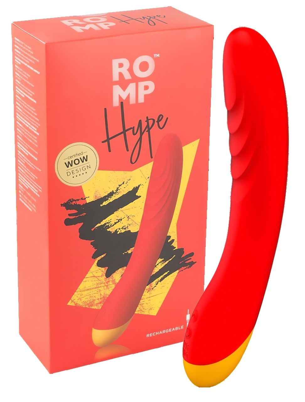 ROMP Hype - vízálló G-pont vibrátor (narancs) ROMP Hype - vízálló G-pont vibrátor (narancs)