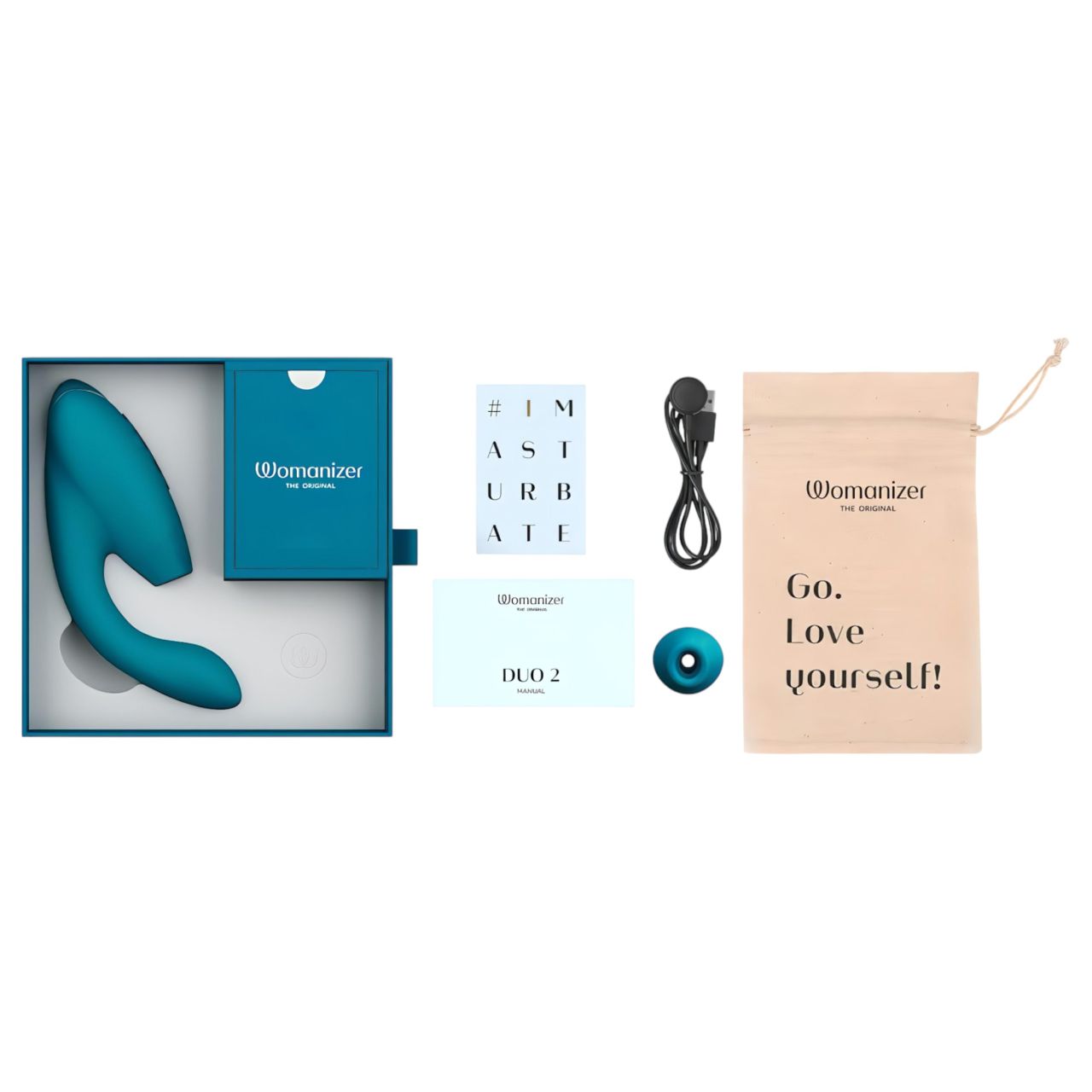 Womanizer Duo 2 - 2in1 G-pont vibrátor (zöld) Womanizer Duo 2 - 2in1 G-pont vibrátor (zöld)