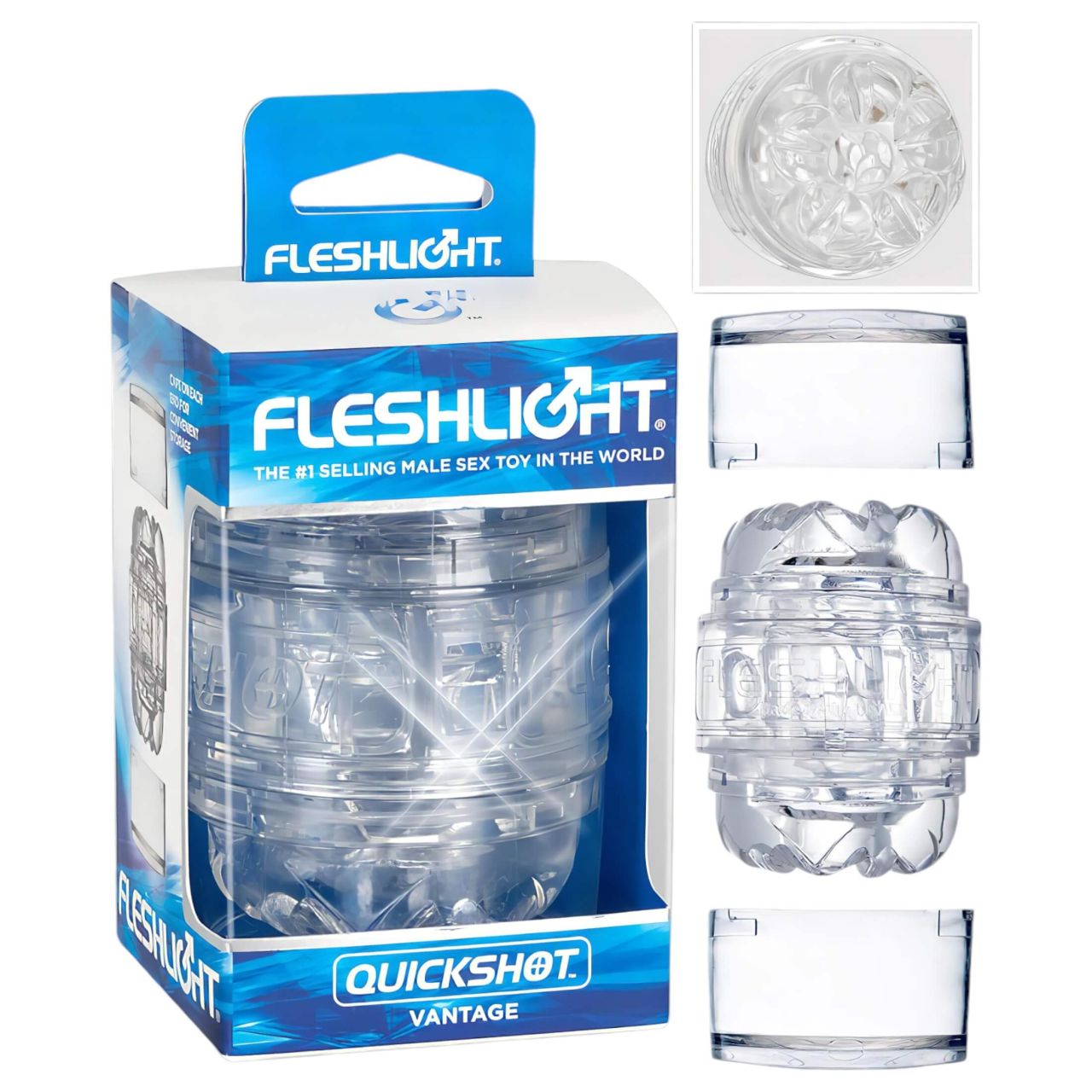 Fleshlight Quickshot Vantage - utazó maszturbátor Fleshlight Quickshot Vantage - utazó maszturbátor