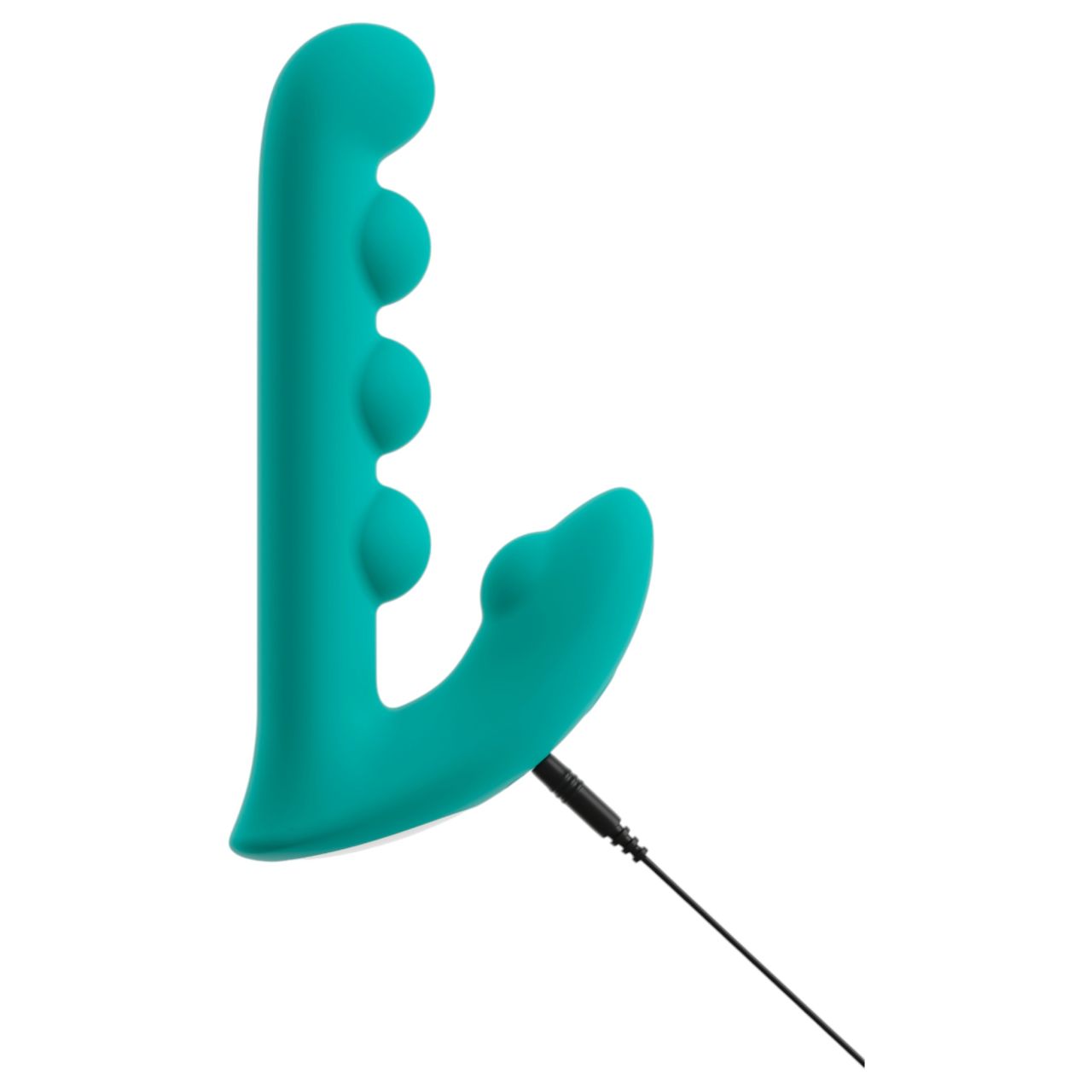 Beau Coeur Sylora - gyöngyös 2in1 vibrátor (zöld) Beau Coeur Sylora - gyöngyös 2in1 vibrátor (zöld)