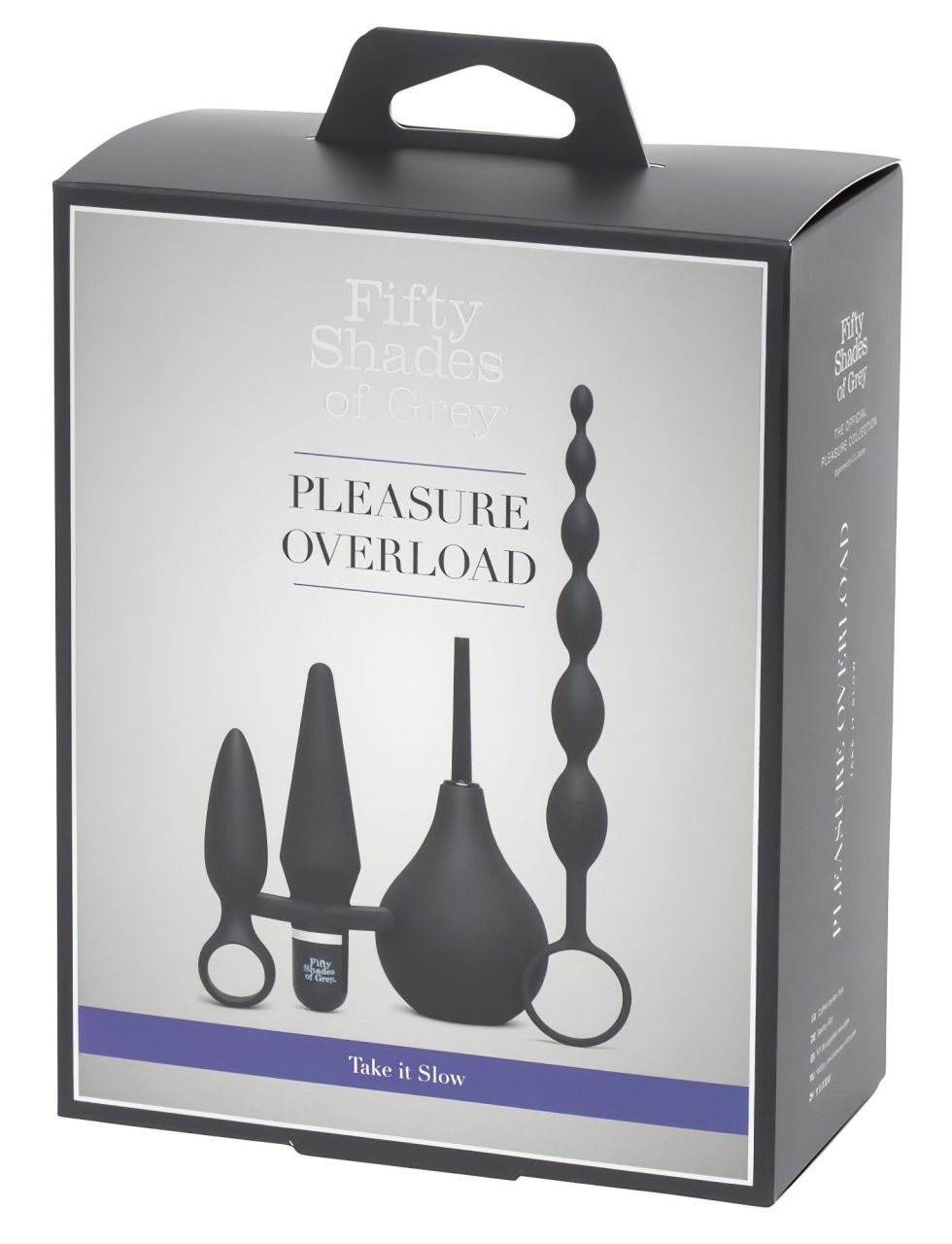 A szürke ötven árnyalata Take It Slow - 4in1 anál szett (fekete)