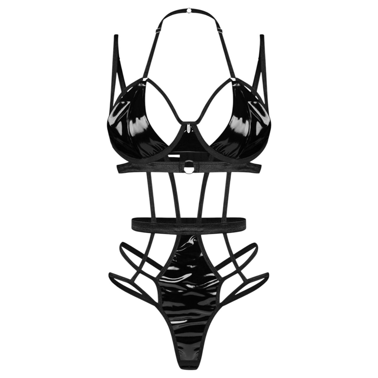 Obsessive Keira - pántos body (fekete) Obsessive Keira - pántos body (fekete)