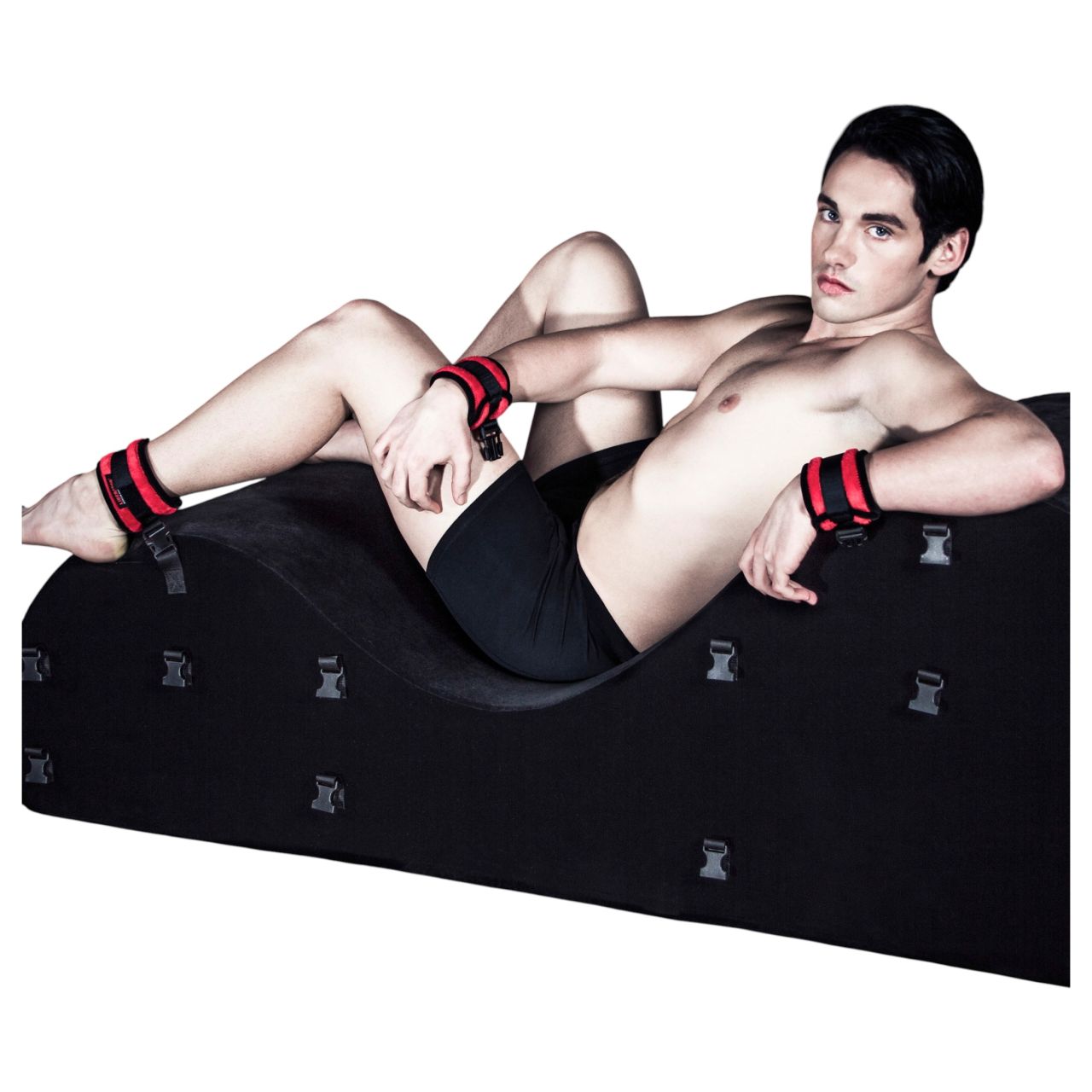 Liberator Black Label Esse - variálható 3 részes szex szófa (fekete)