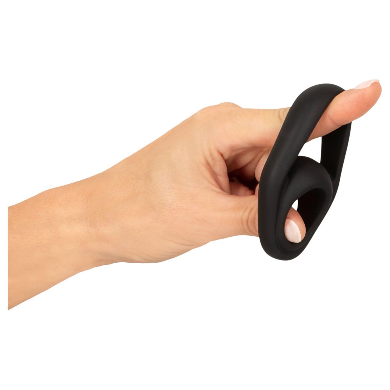 Erecto - erős pénisz- és heregyűrű (fekete) Erecto - erős pénisz- és heregyűrű (fekete)