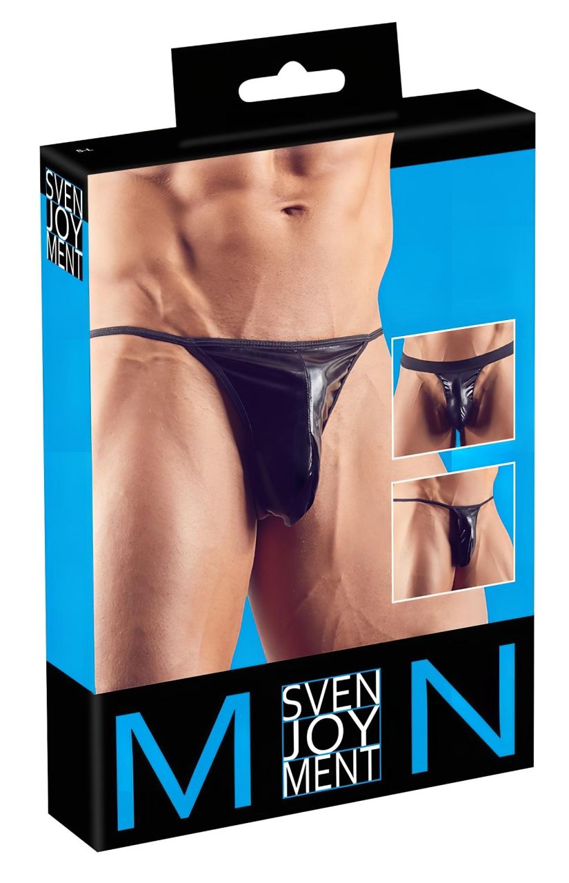 Svenjoyment - férfi tanga szett - fekete (3 részes) S-L Svenjoyment - férfi tanga szett - fekete (3 részes) S-L