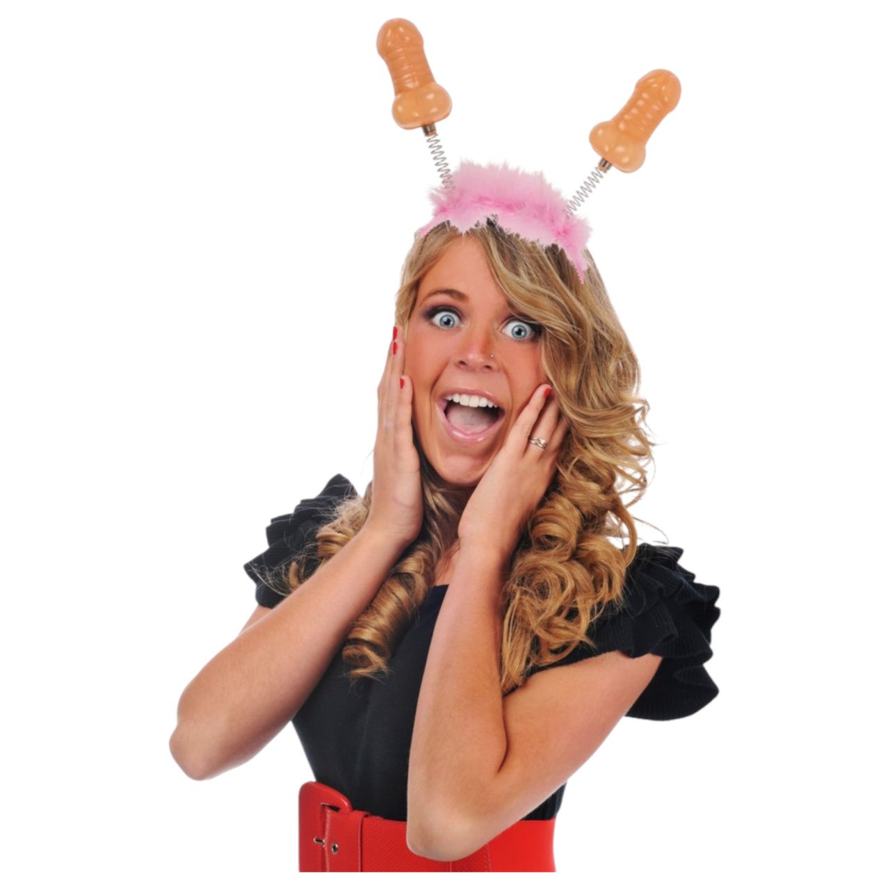 Péniszes fejpánt (pink-natúr) Péniszes fejpánt (pink-natúr)