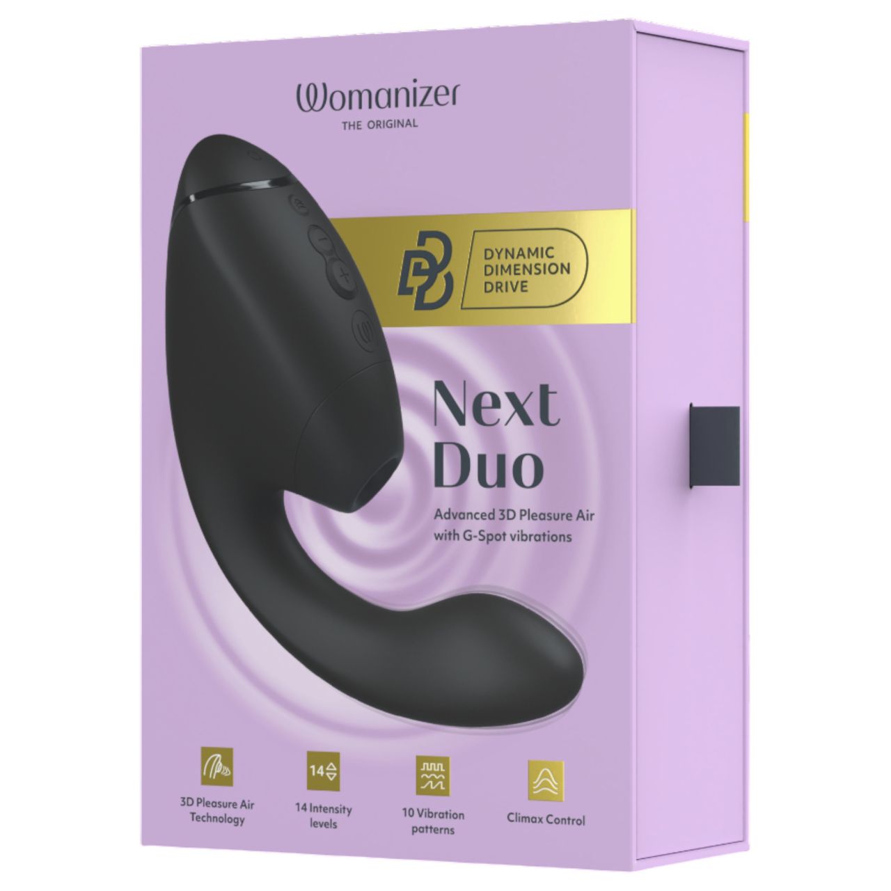 Womanizer Next Duo - 2in1 G-pont vibrátor (fekete) Womanizer Next Duo - 2in1 G-pont vibrátor (fekete)