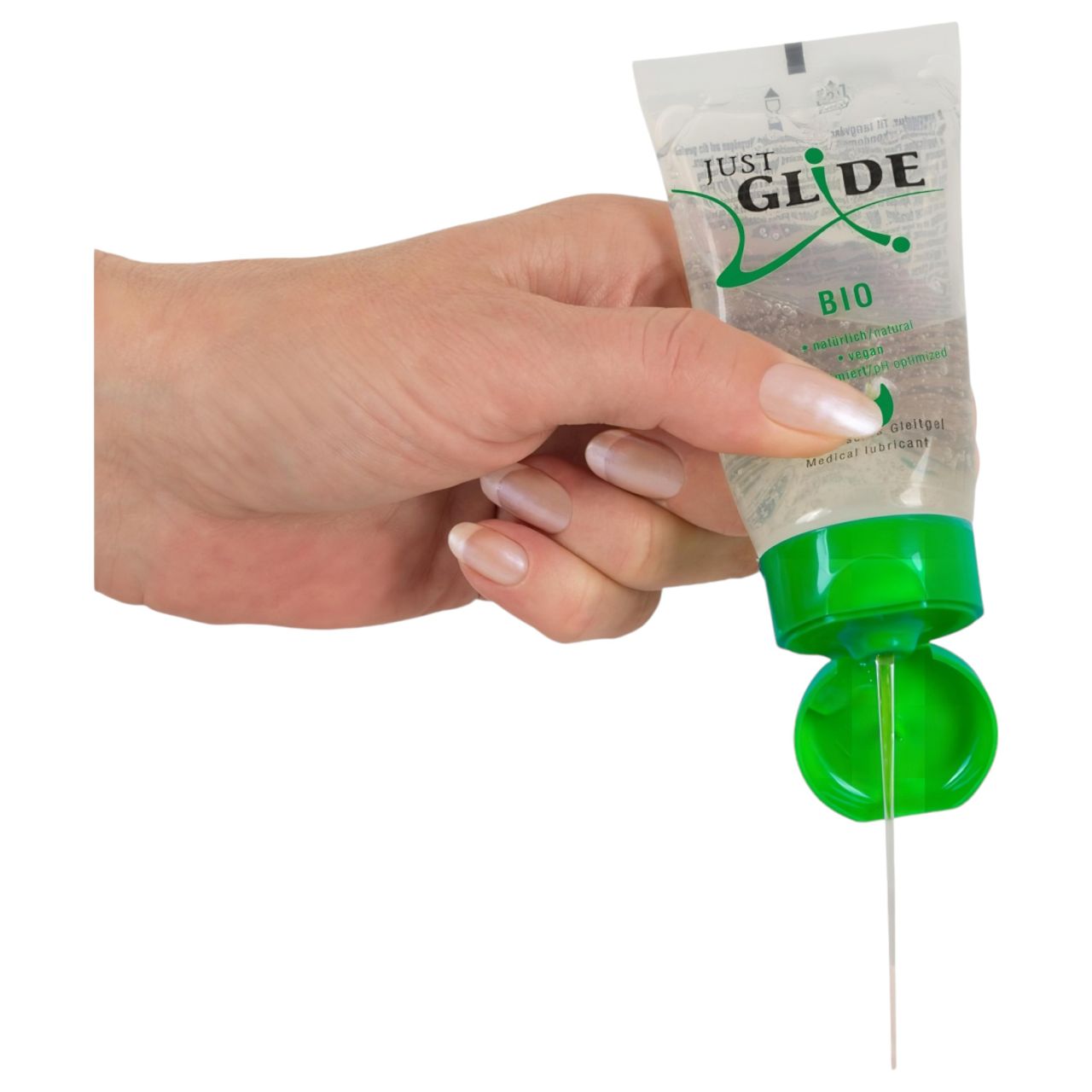 Just Glide Bio - vízbázisú vegán síkosító (50ml) Just Glide Bio - vízbázisú vegán síkosító (50ml)