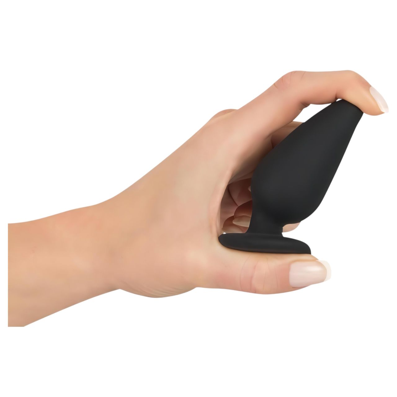 Black Velvets Heavy - 75g-os anál plug (fekete) Black Velvets Heavy - 75g-os anál plug (fekete)