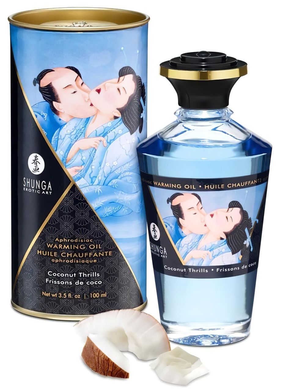 Shunga - melegítő masszázsolaj - kókusz (100ml) Shunga - melegítő masszázsolaj - kókusz (100ml)