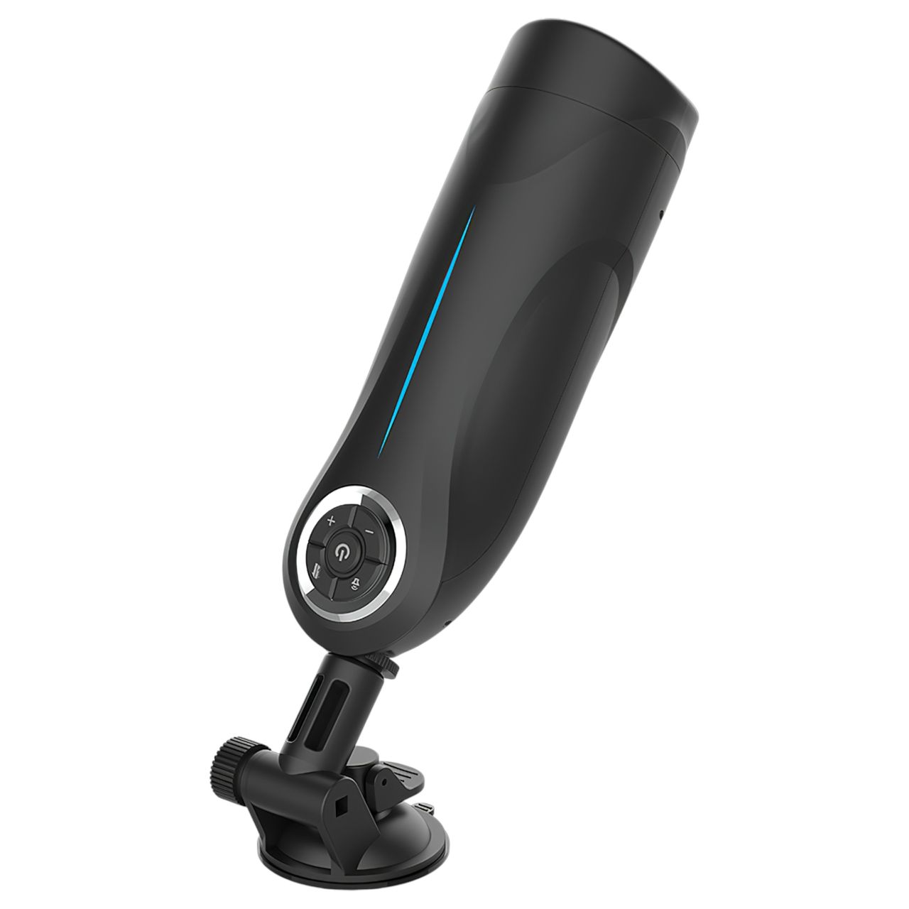 JamyJob - fel-le mozgó, rezgő maszturbátor (fekete)