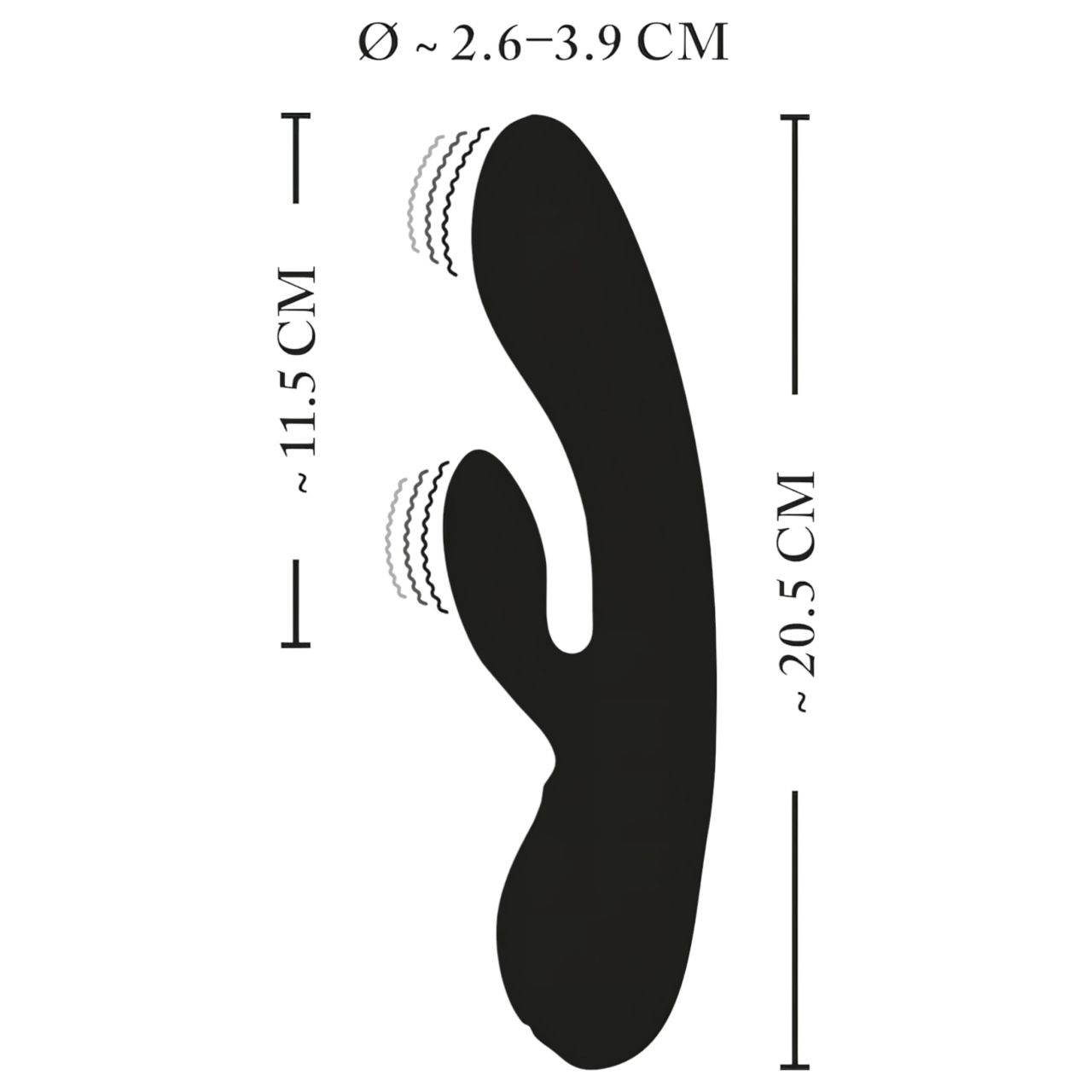 XOUXOU - akkus, csiklókaros elektro vibrátor (fekete) XOUXOU - akkus, csiklókaros elektro vibrátor (fekete)