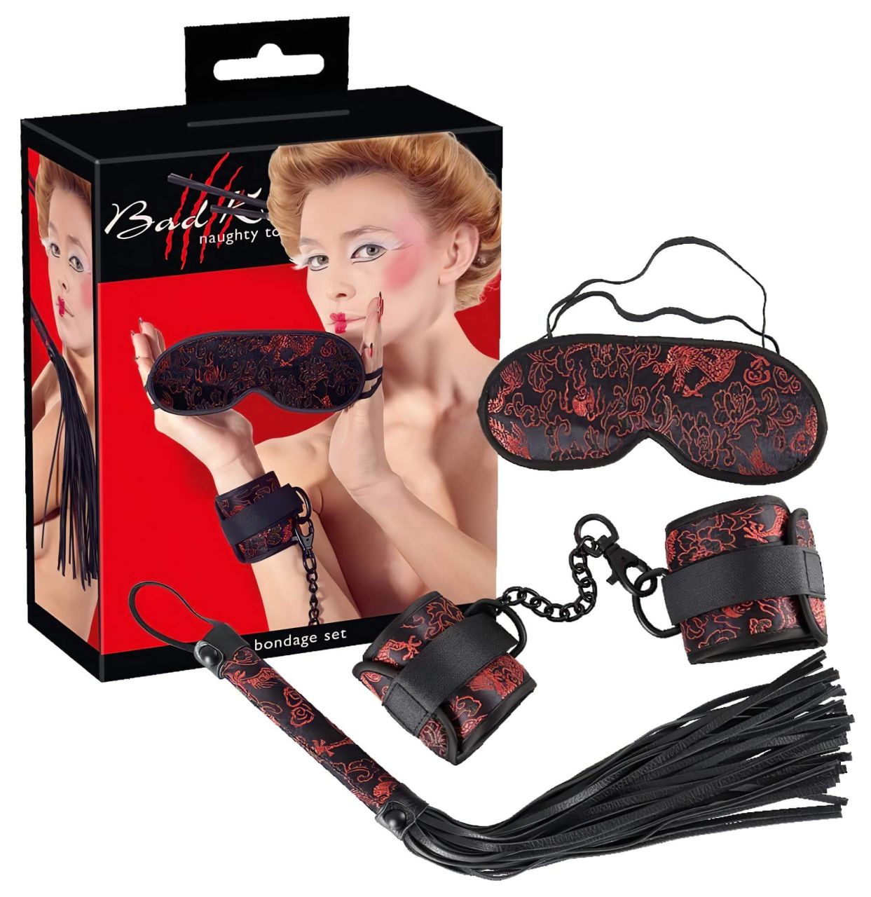 Bad Kitty - ázsia szett (vörös-fekete) Bad Kitty - ázsia szett (vörös-fekete)