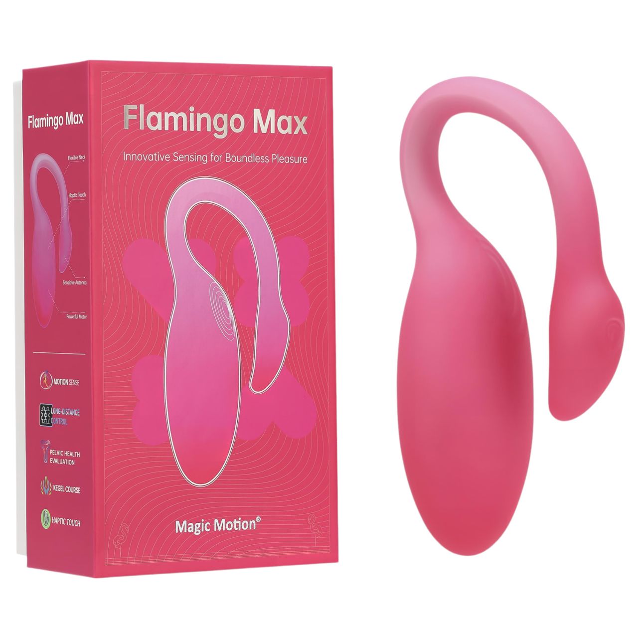 Magic Motion Flamingo Max - okos vibrációs tojás (pink) Magic Motion Flamingo Max - okos vibrációs tojás (pink)