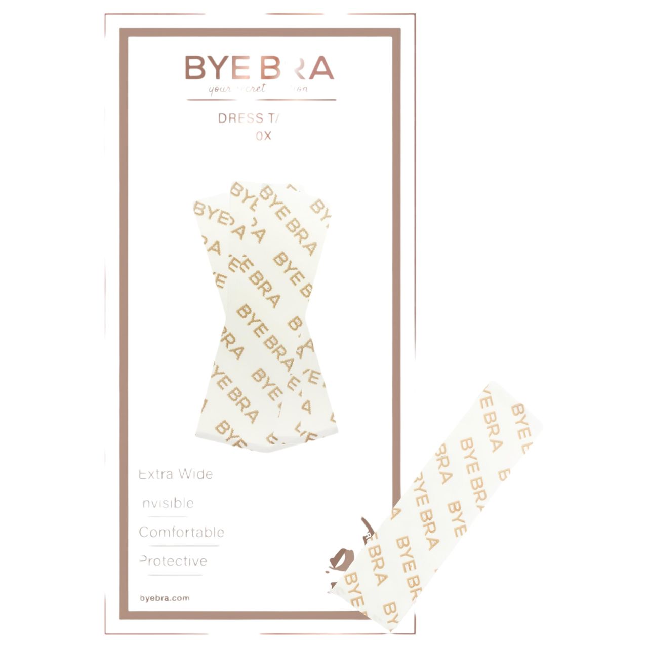 Bye Bra - kétoldalas ruharögzítő szalag (20db) Bye Bra - kétoldalas ruharögzítő szalag (20db)