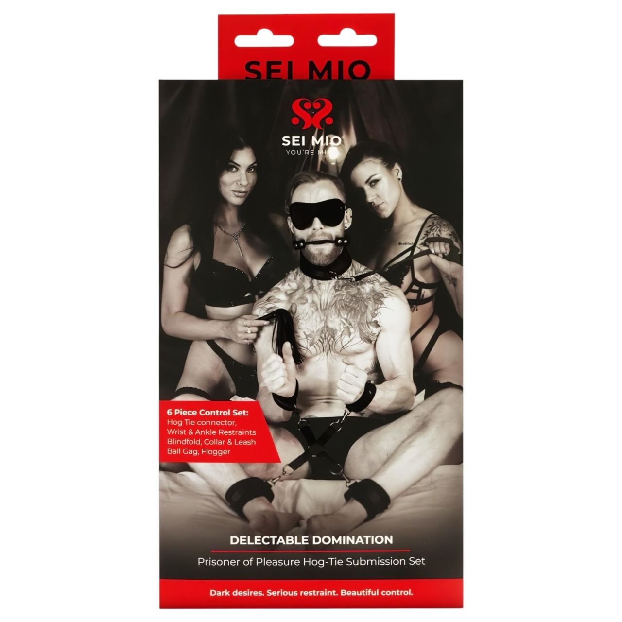 Sei Mio - bondage szett - fekete (6 részes) Sei Mio - bondage szett - fekete (6 részes)