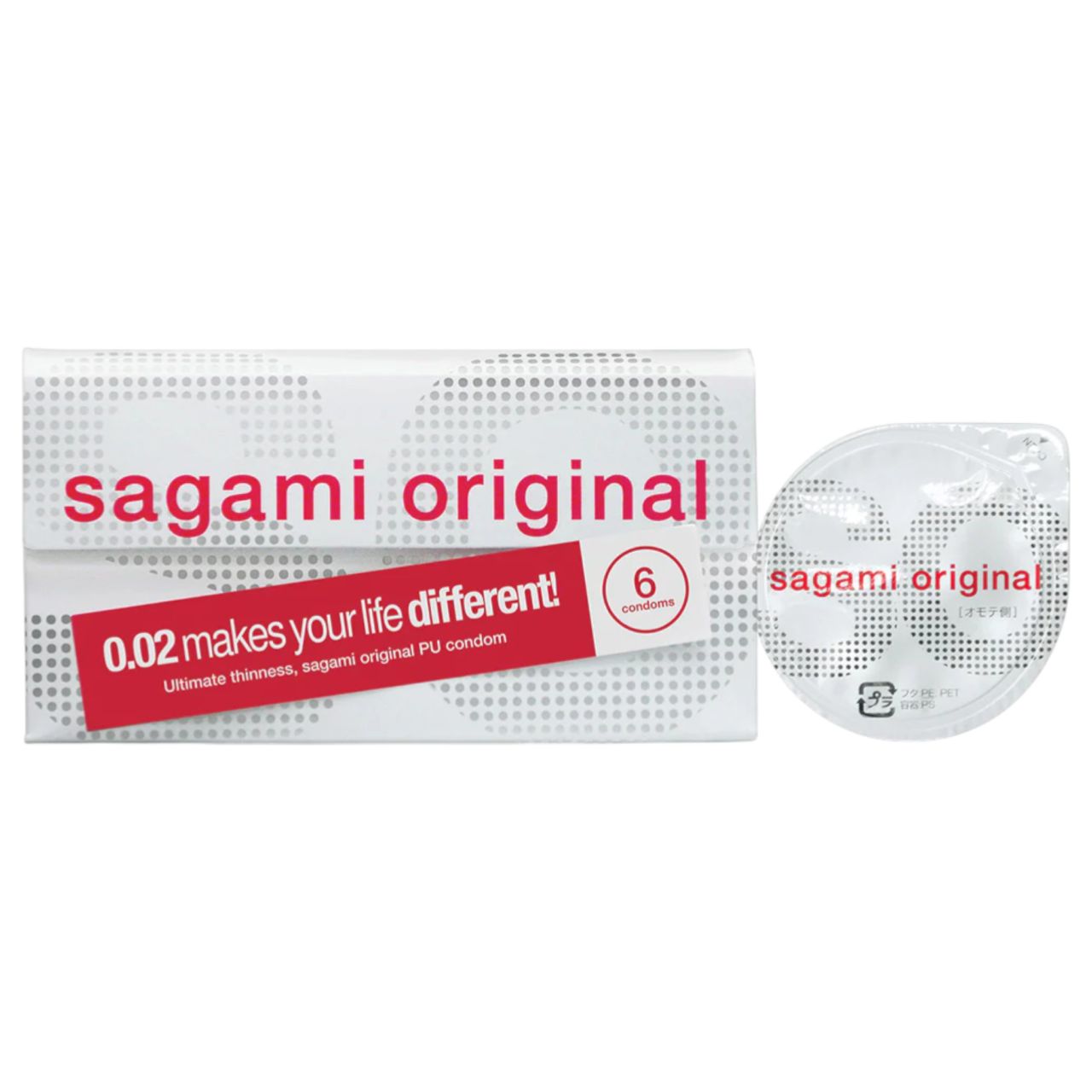 Sagami Original 0.02 - óvszer - 55mm (6db) Sagami Original 0.02 - óvszer - 55mm (6db)