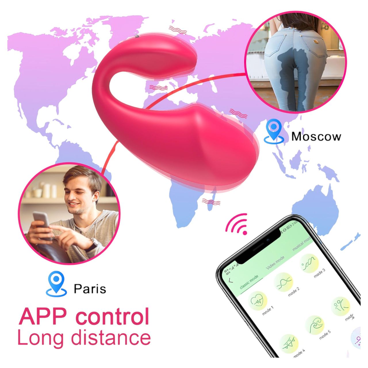 AlvUp - vibrációs tojás (pink) AlvUp - vibrációs tojás (pink)