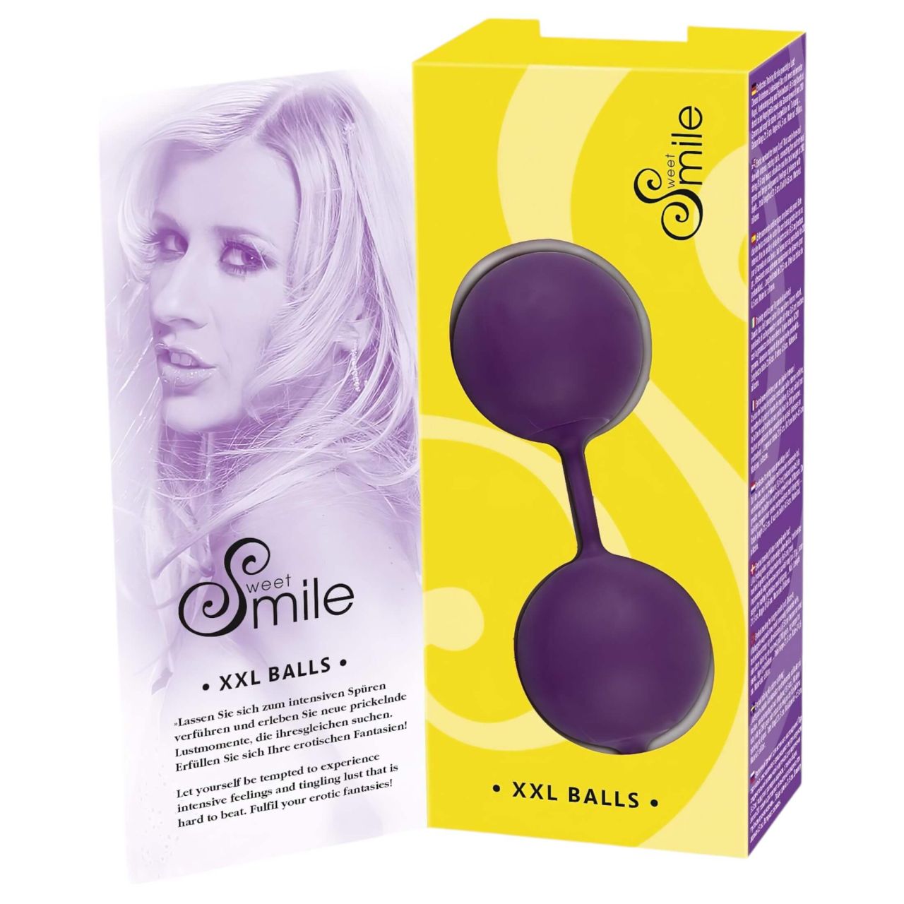 SMILE XXL Balls - óriás gésagolyó (lila)