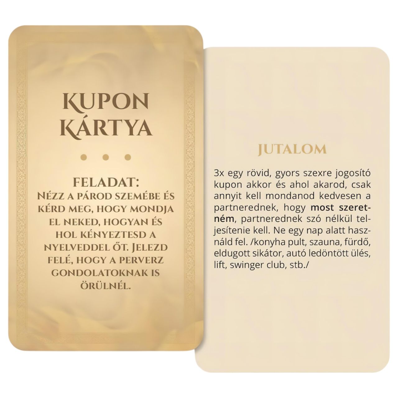 Érzékek Játéka - felnőtt szex társasjáték Érzékek Játéka - felnőtt szex társasjáték